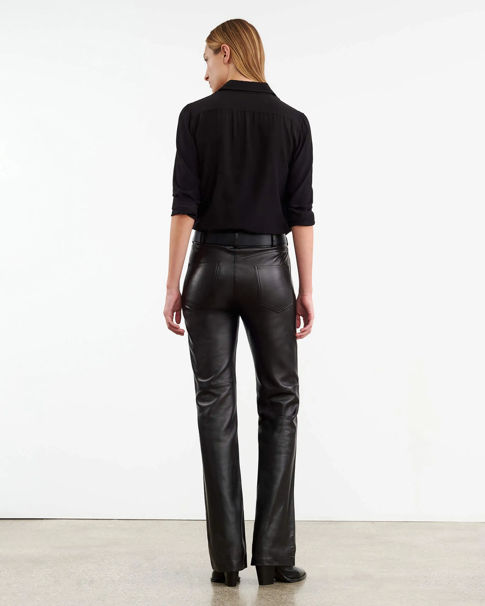 JOAN LEATHER PANT sold by Nili Lotan product image thumbnail 5