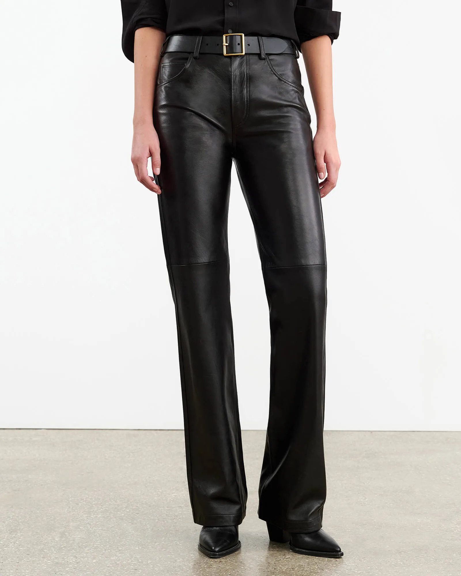 JOAN LEATHER PANT sold by Nili Lotan product image thumbnail 3