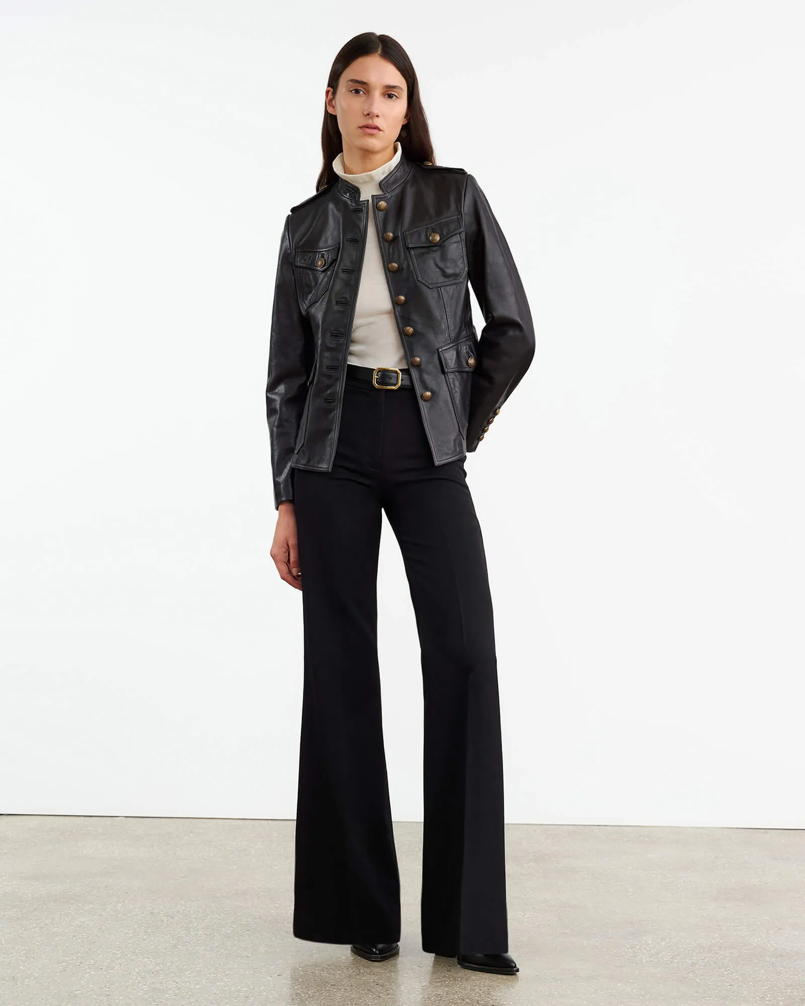 GERALDINE LEATHER JACKET sold by Nili Lotan product image thumbnail 5