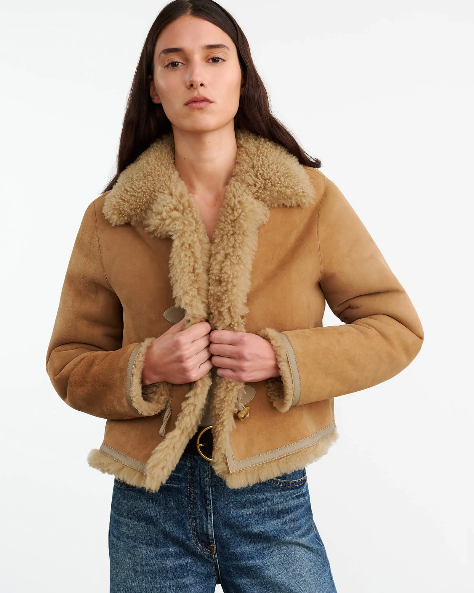 BENOITE SHEARLING JACKET sold by Nili Lotan product image thumbnail 4