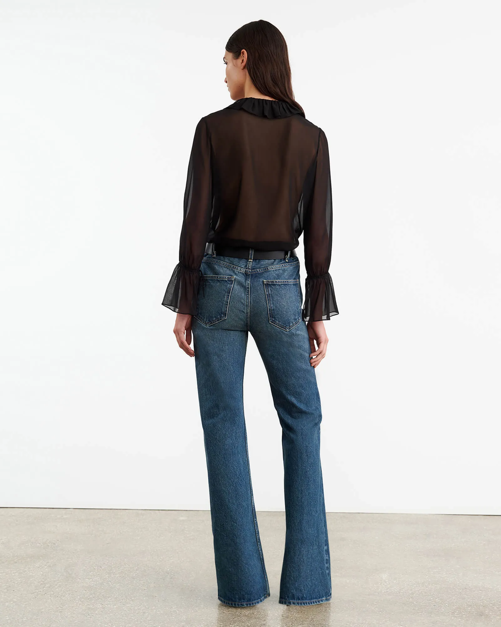 CECILY SILK TOP sold by Nili Lotan product image thumbnail 4