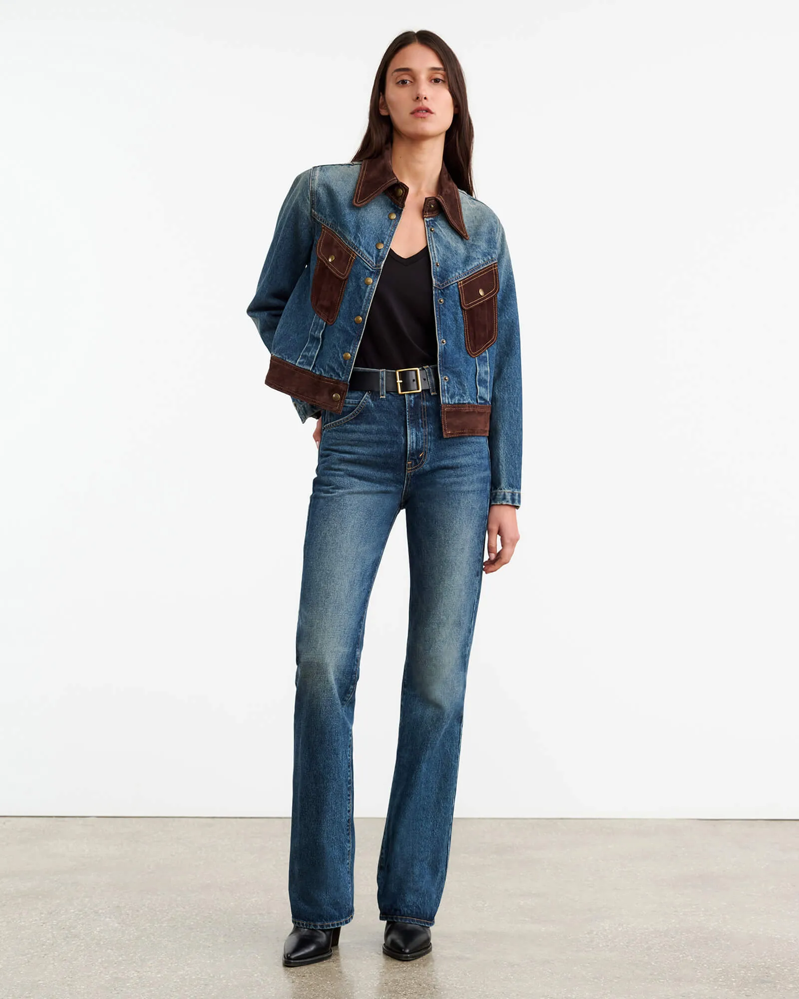 BROOKLYN DENIM JACKET sold by Nili Lotan product image thumbnail 4