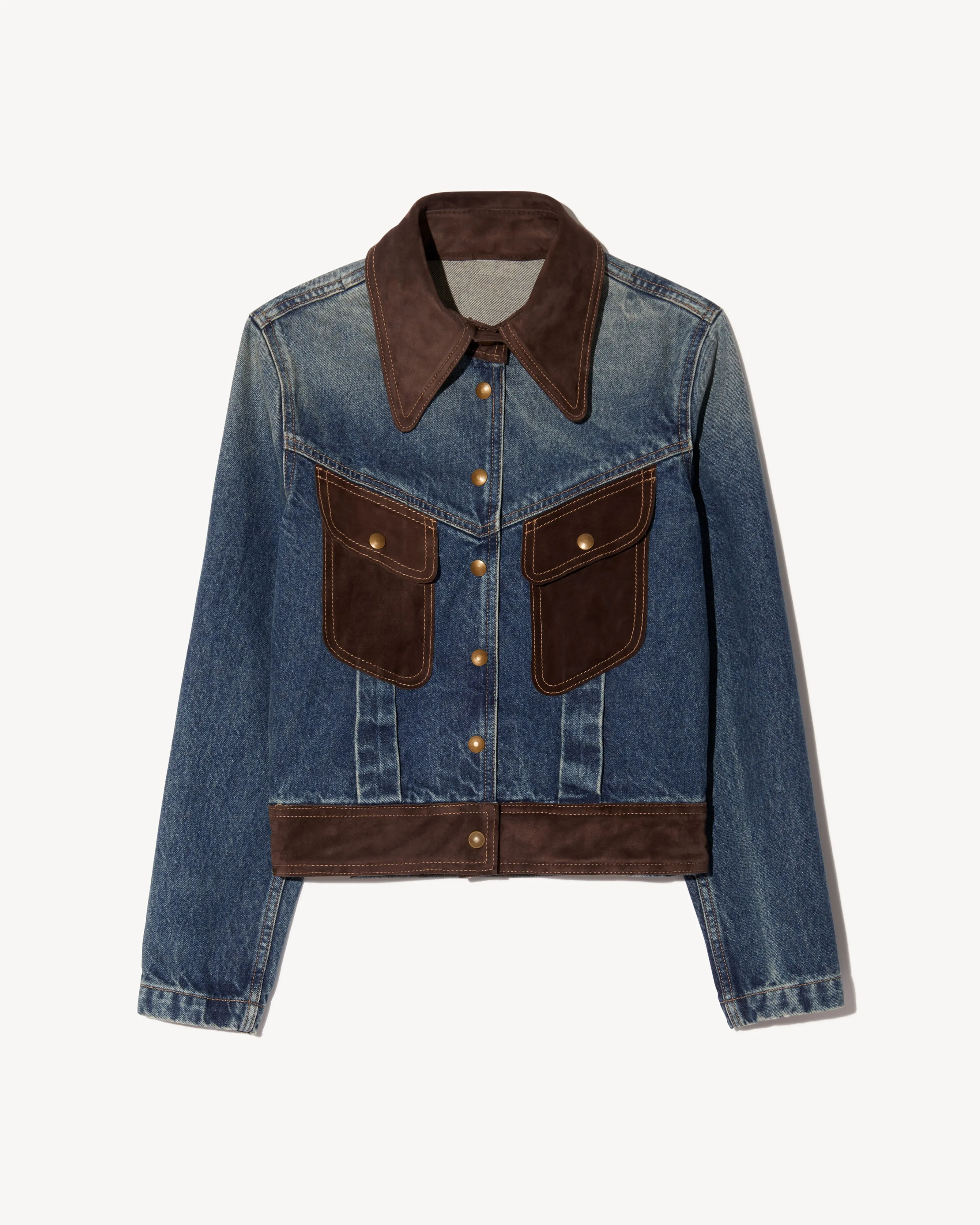BROOKLYN DENIM JACKET sold by Nili Lotan product image thumbnail 2