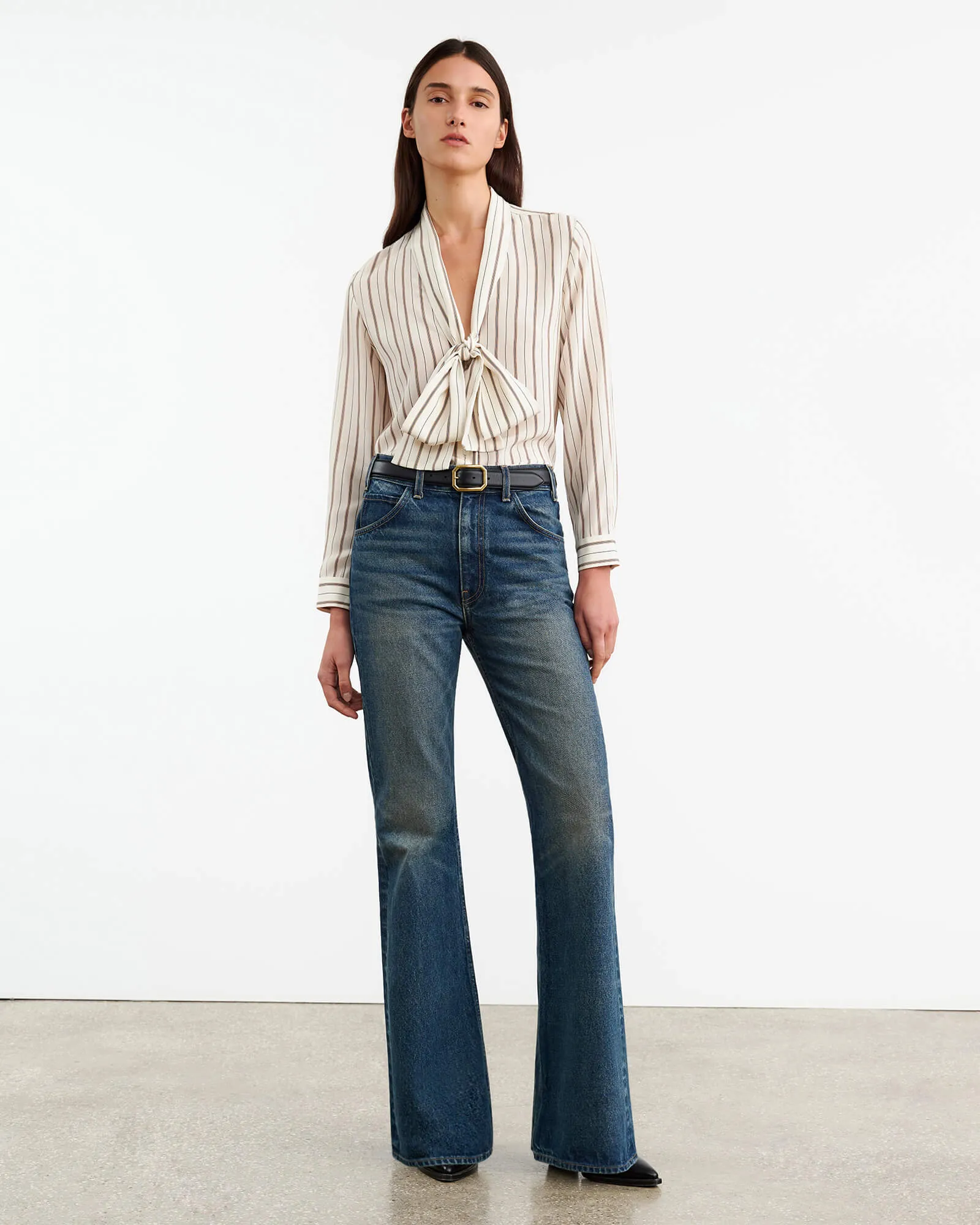 ANGELIQUE SILK BLOUSE sold by Nili Lotan product image thumbnail 4