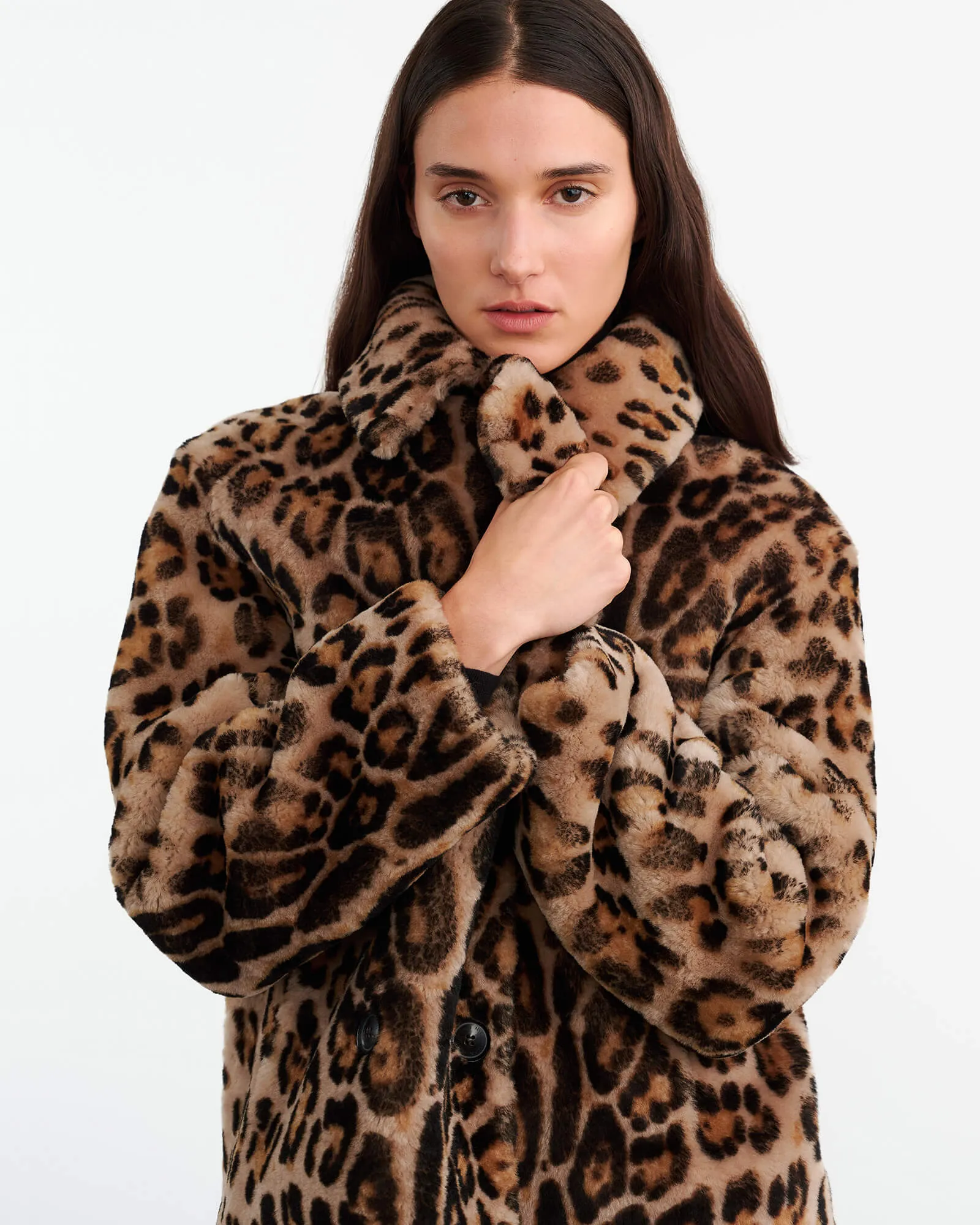 CLEOPHEE SHEARLING COAT sold by Nili Lotan product image thumbnail 3
