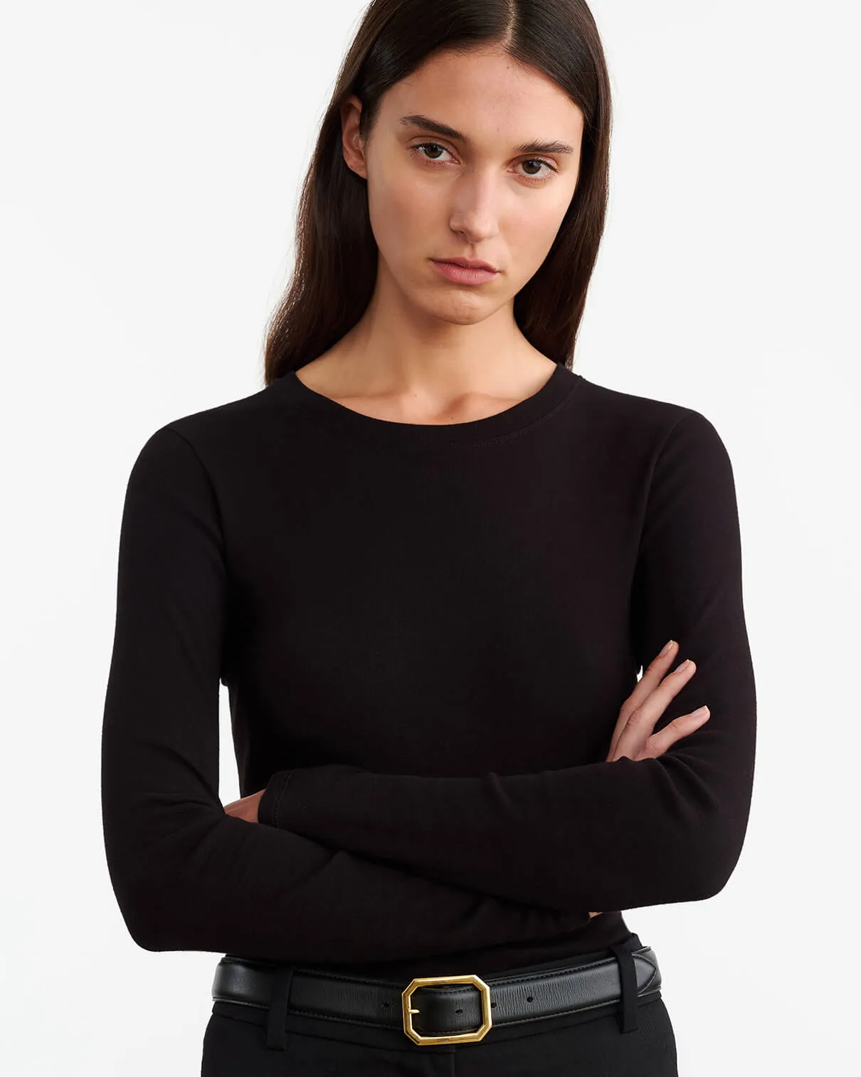 EMELIE LONG SLEEVE TEE sold by Nili Lotan product image thumbnail 3
