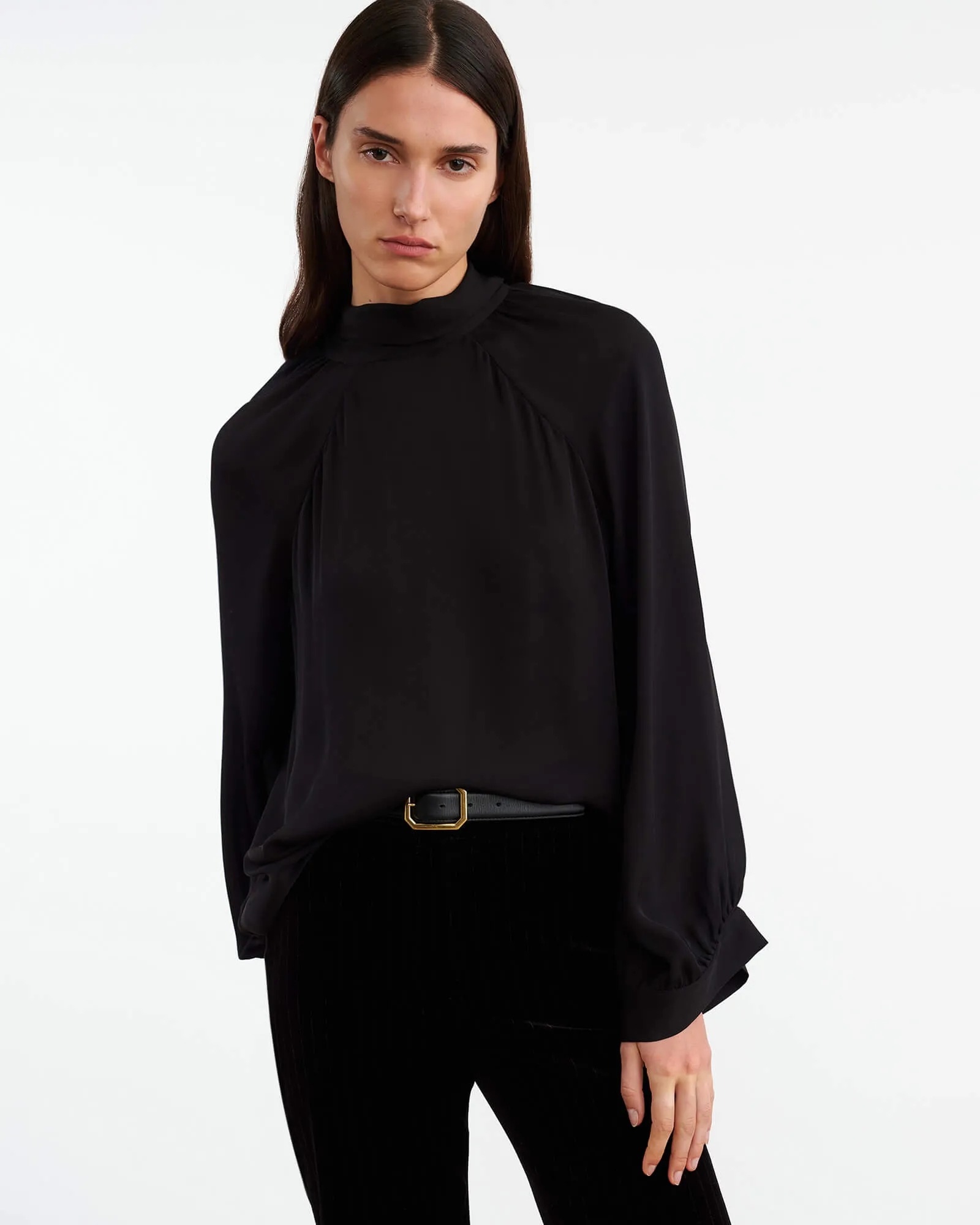 ELIANNA SILK BLOUSE sold by Nili Lotan