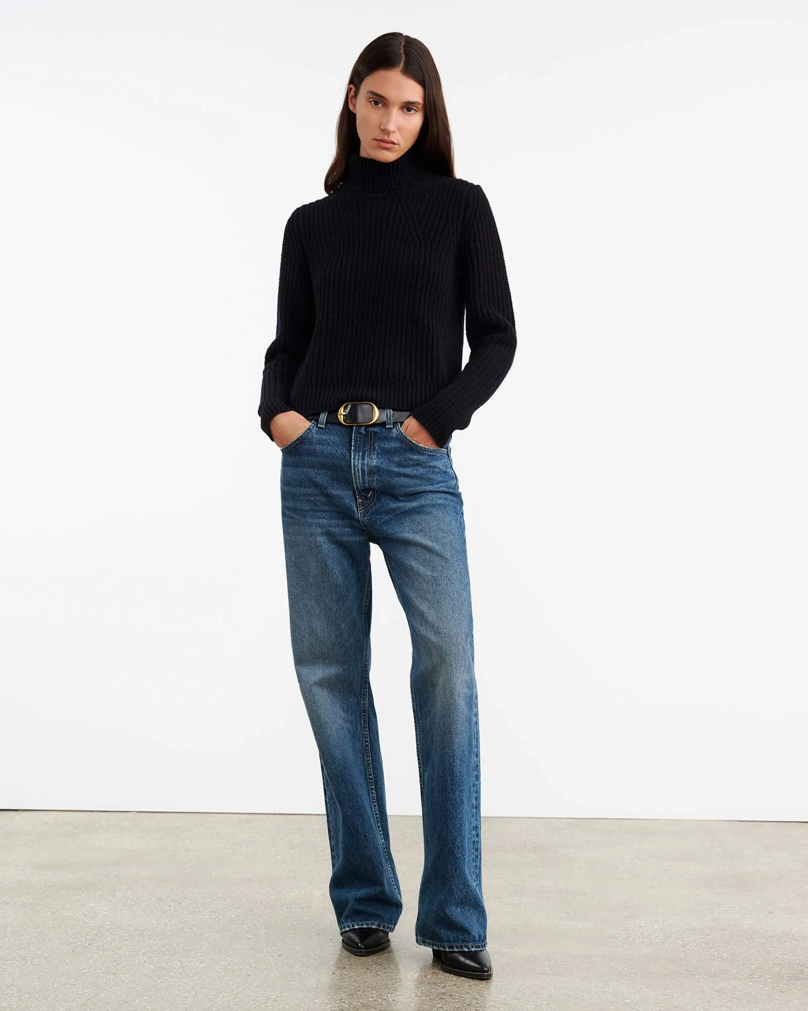 BRONWYN TURTLENECK SWEATER sold by Nili Lotan product image thumbnail 4