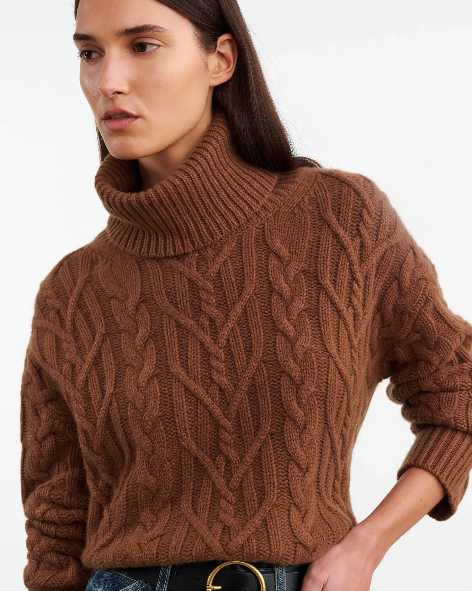 GIGI CASHMERE TURTLENECK SWEATER sold by Nili Lotan product image thumbnail 3