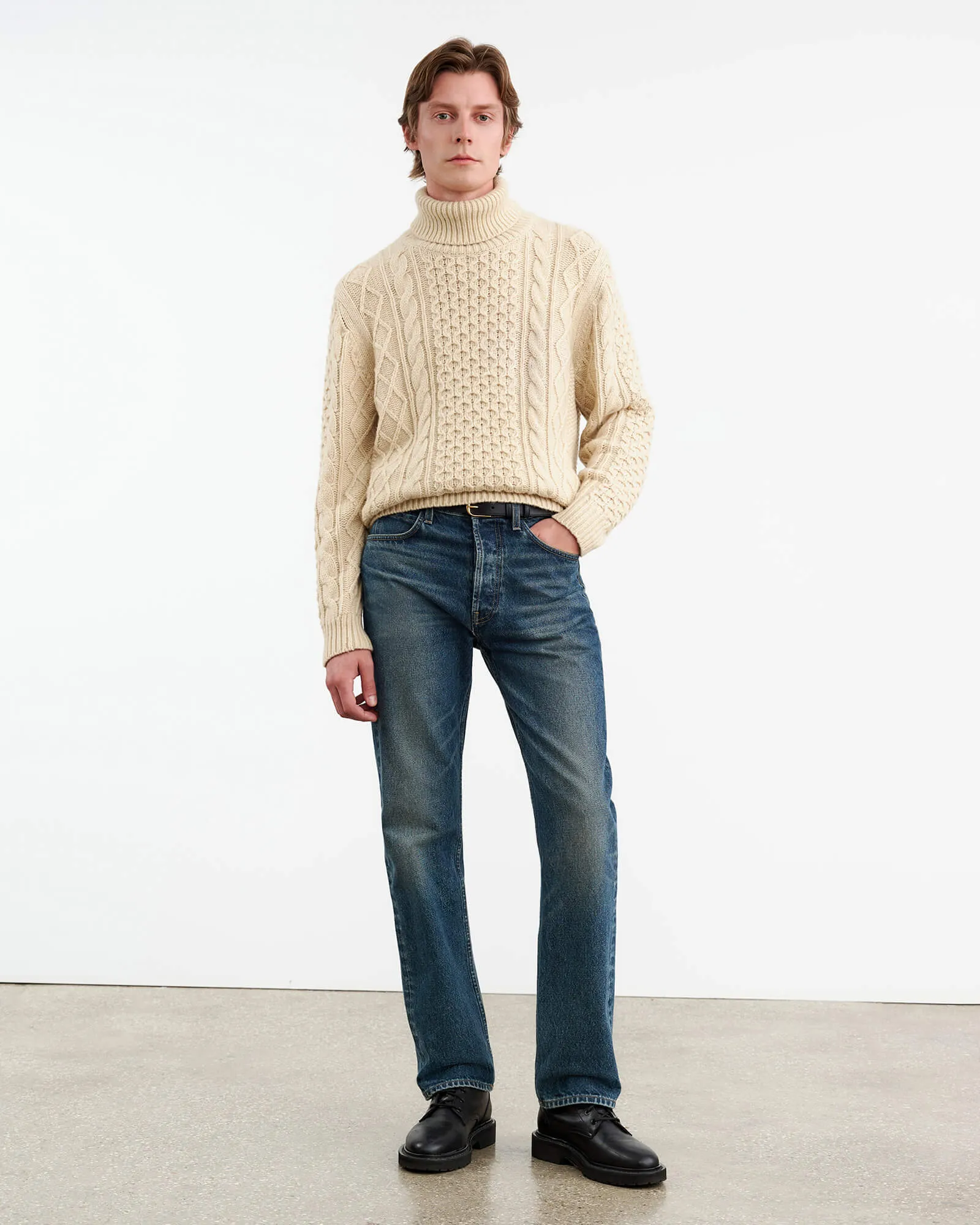DEWEY TURTLENECK SWEATER sold by Nili Lotan product image thumbnail 4