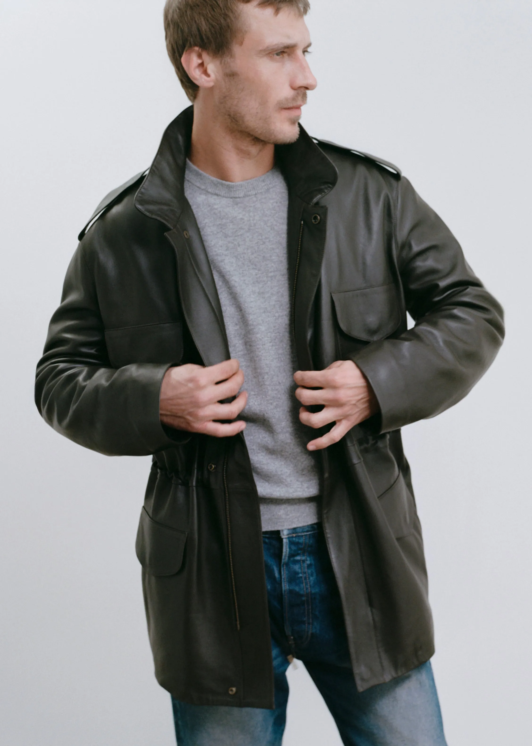 LIRI LEATHER JACKET sold by Nili Lotan