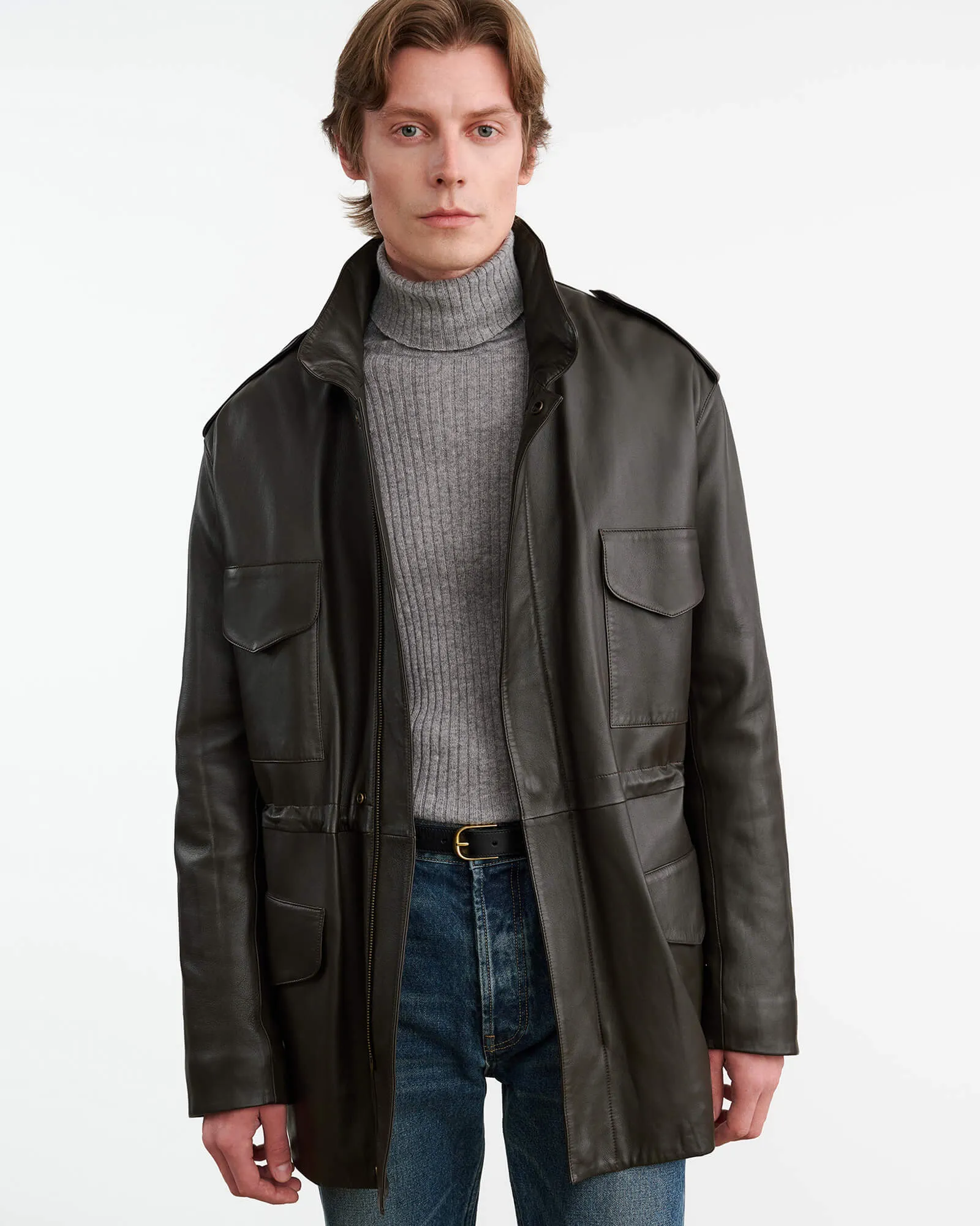 LIRI LEATHER JACKET sold by Nili Lotan product image thumbnail 3