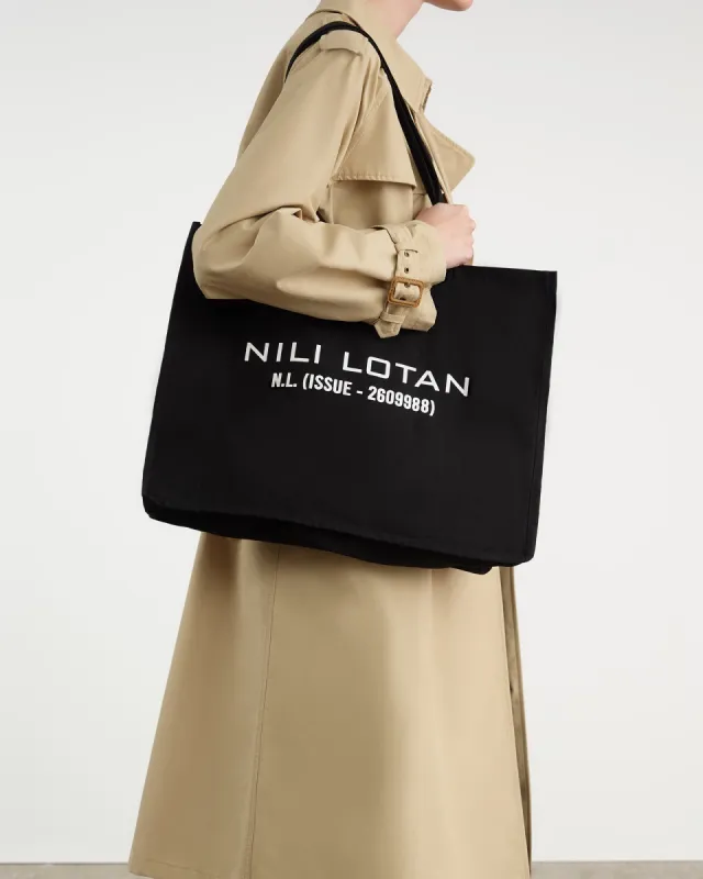 Logo Canvas Tote made by Nili Lotan