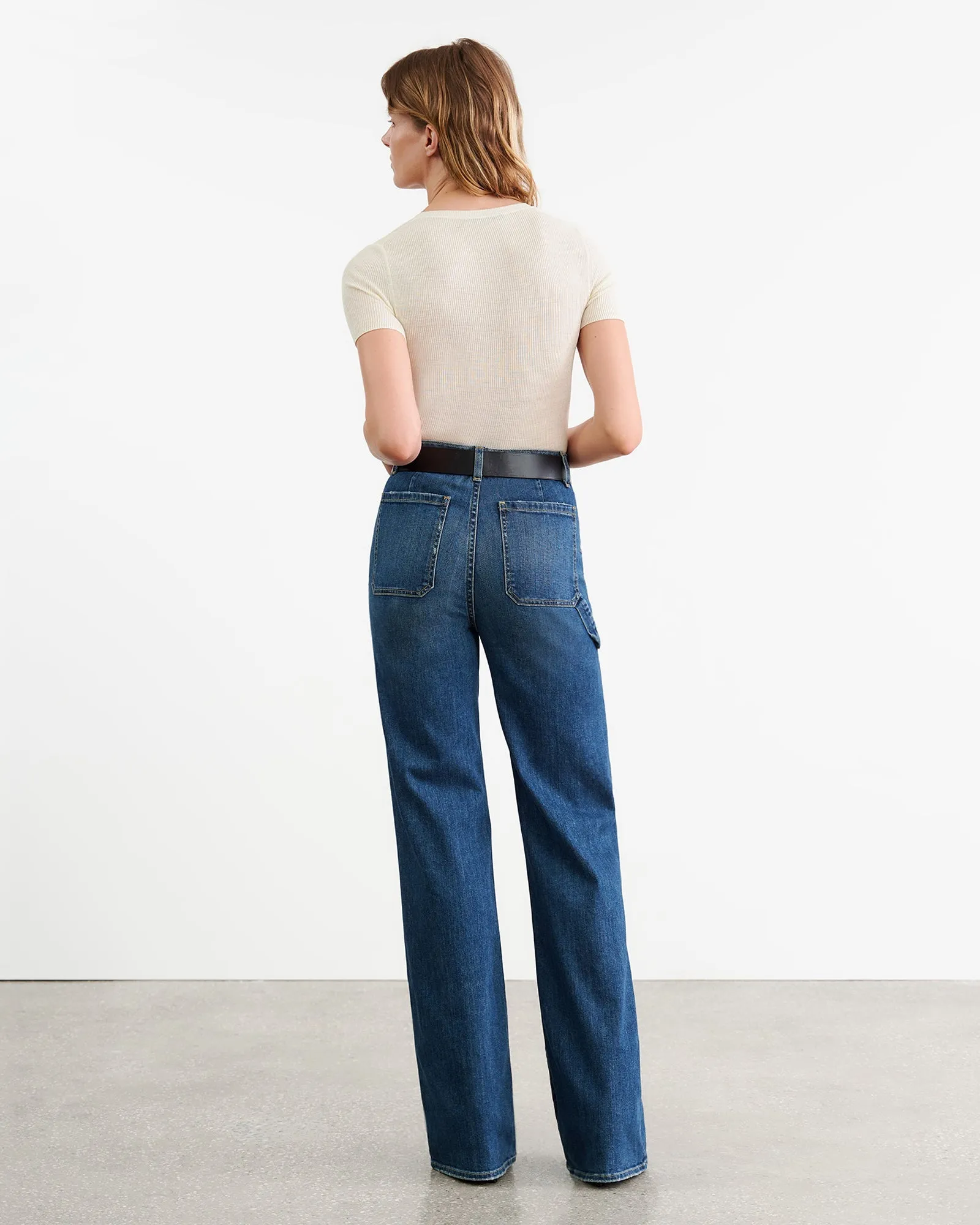 ARACELI SILK KNIT TEE sold by Nili Lotan product image thumbnail 5