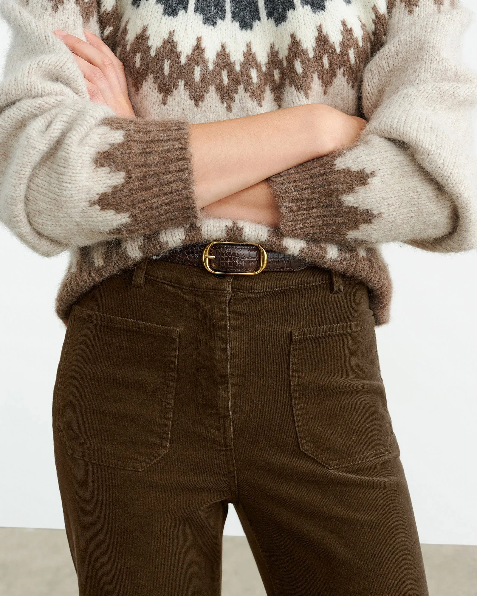 FLORENCE CORDUROY PANT sold by Nili Lotan product image thumbnail 3