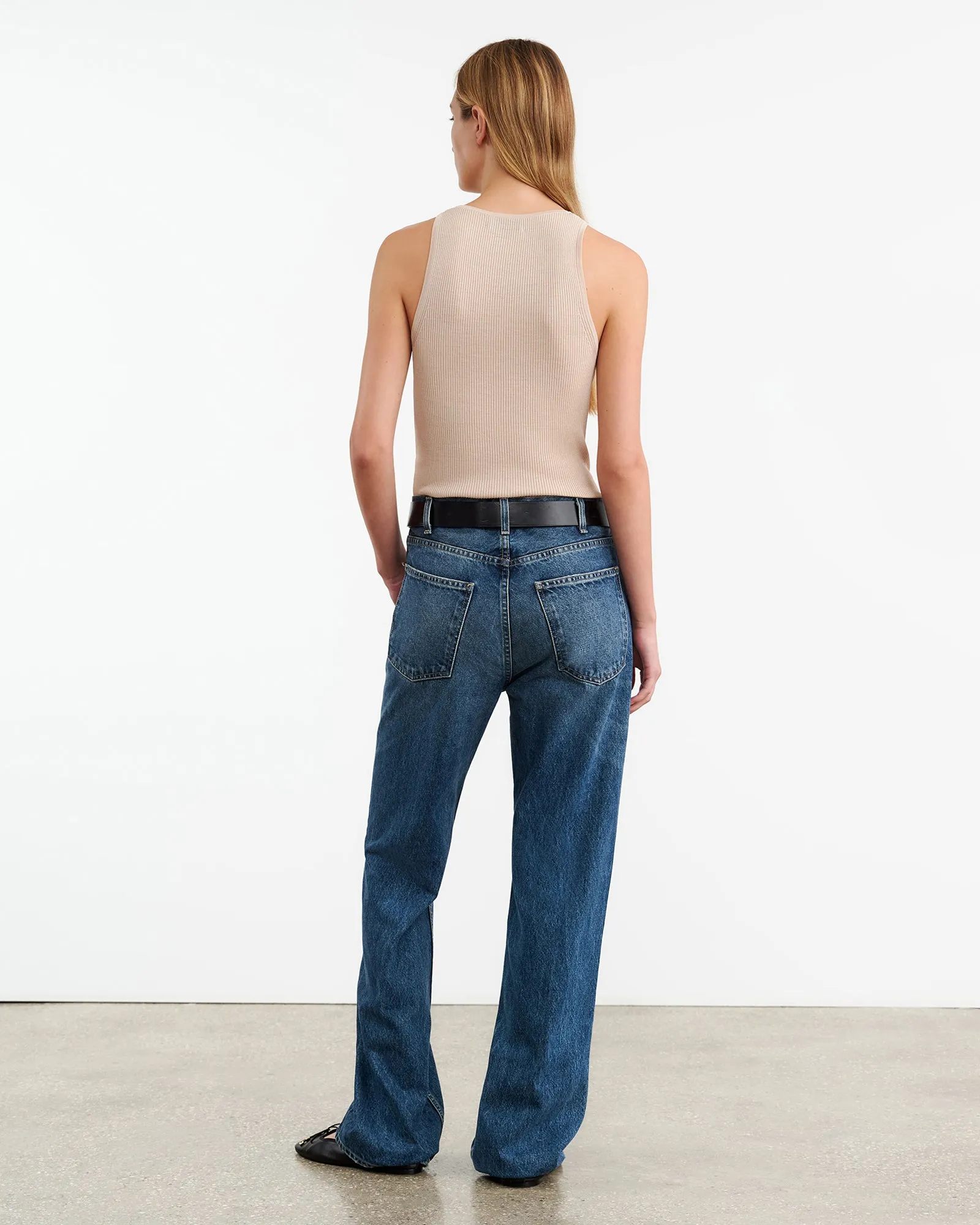 LOTTIE SILK KNIT TANK sold by Nili Lotan product image thumbnail 5