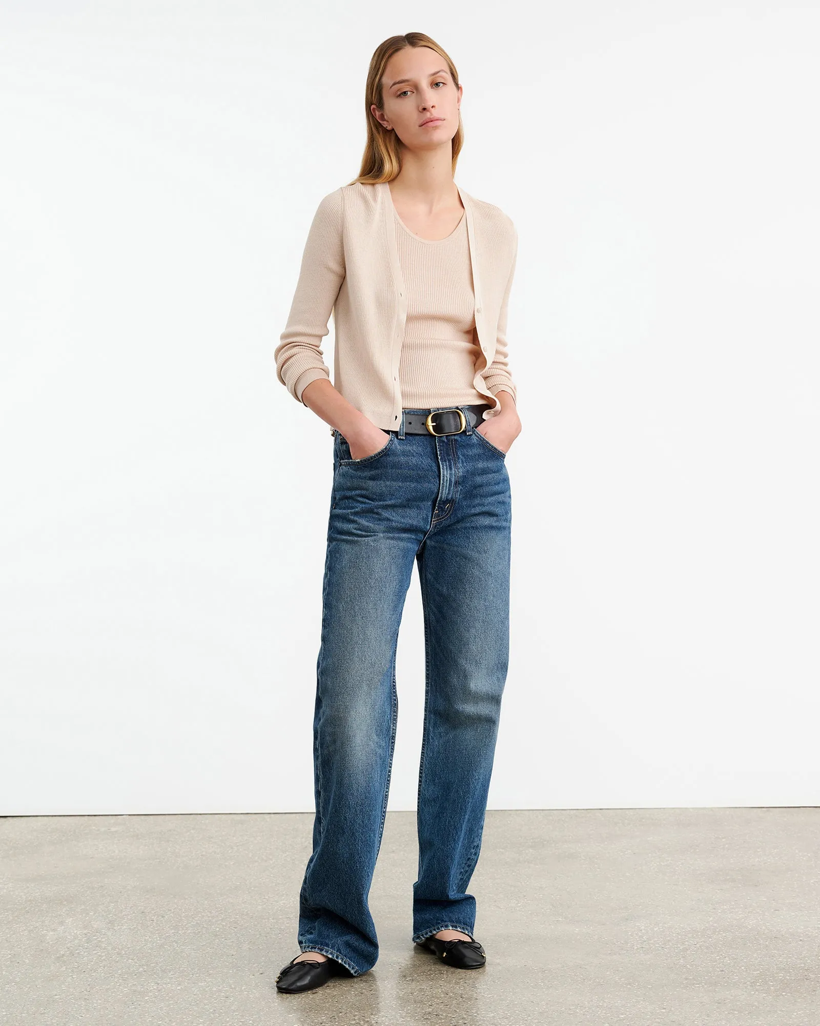 LOTTIE SILK KNIT TANK sold by Nili Lotan product image thumbnail 4