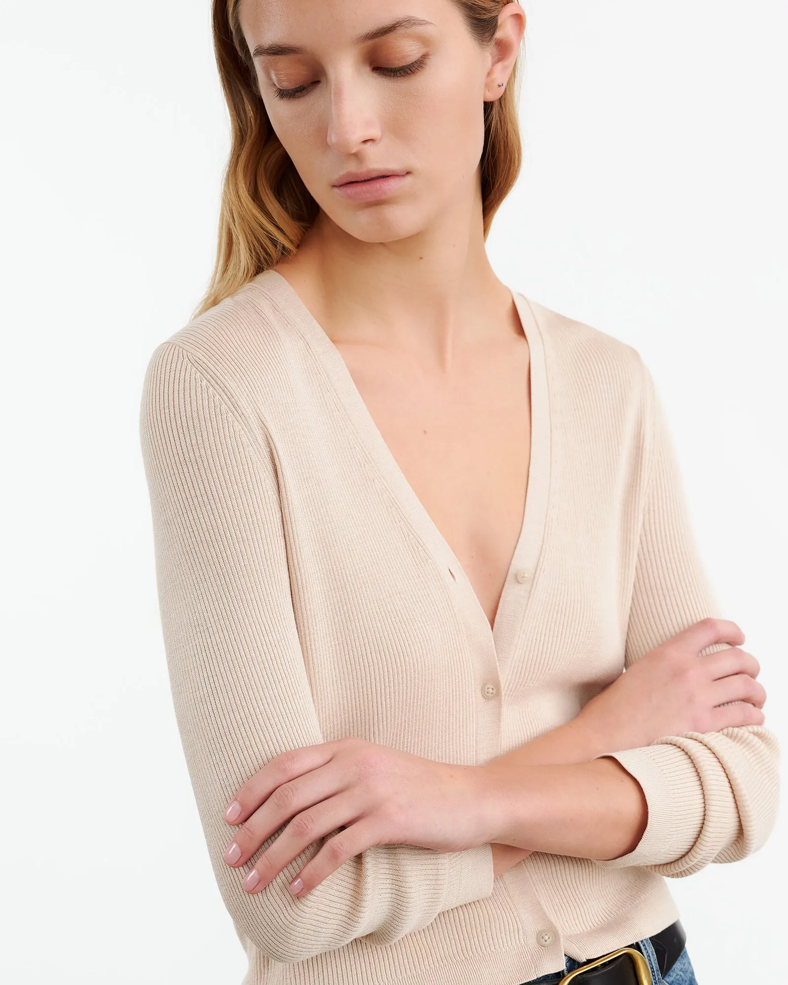 NARI SILK CARDIGAN sold by Nili Lotan product image thumbnail 3