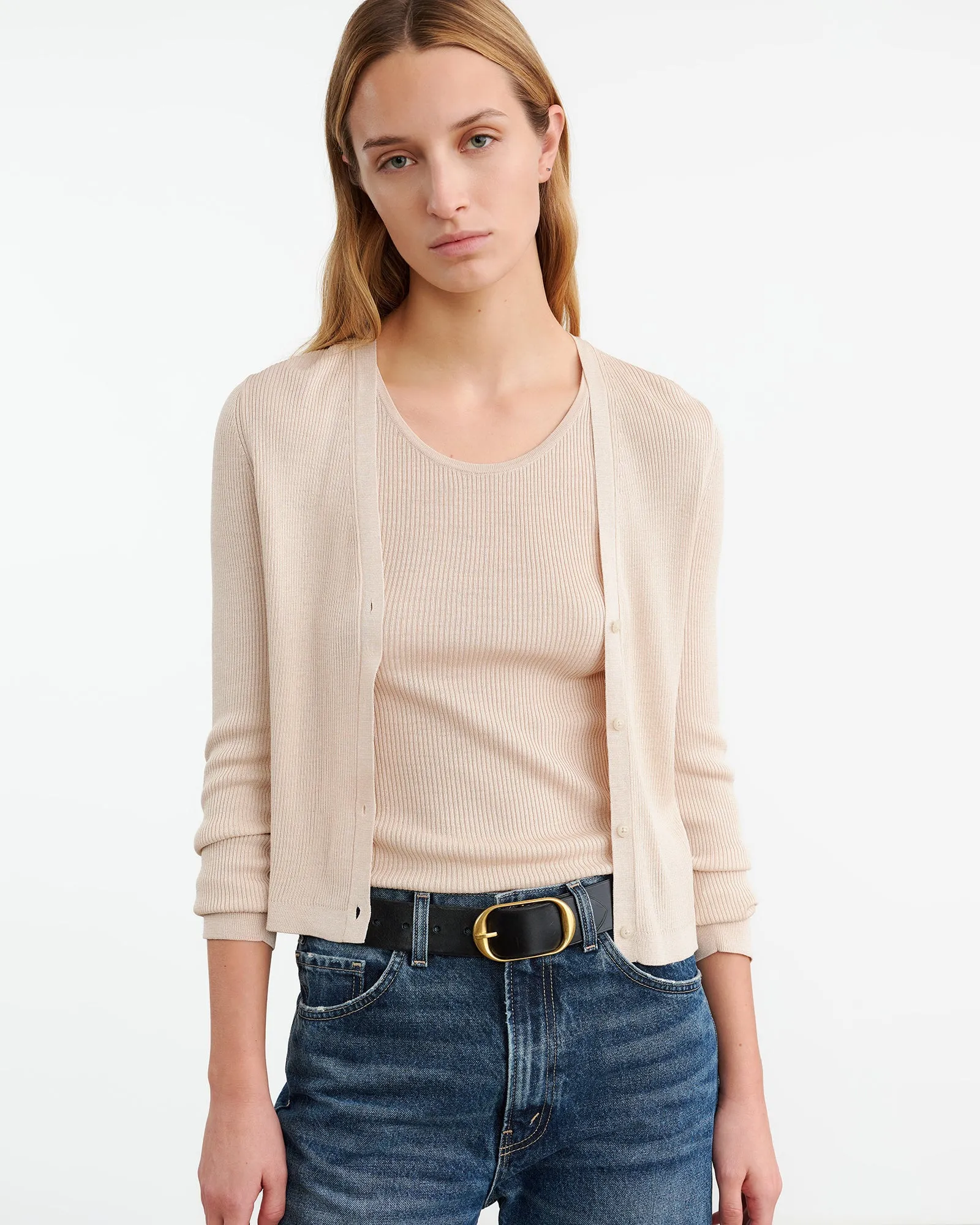 NARI SILK CARDIGAN sold by Nili Lotan product image thumbnail 4