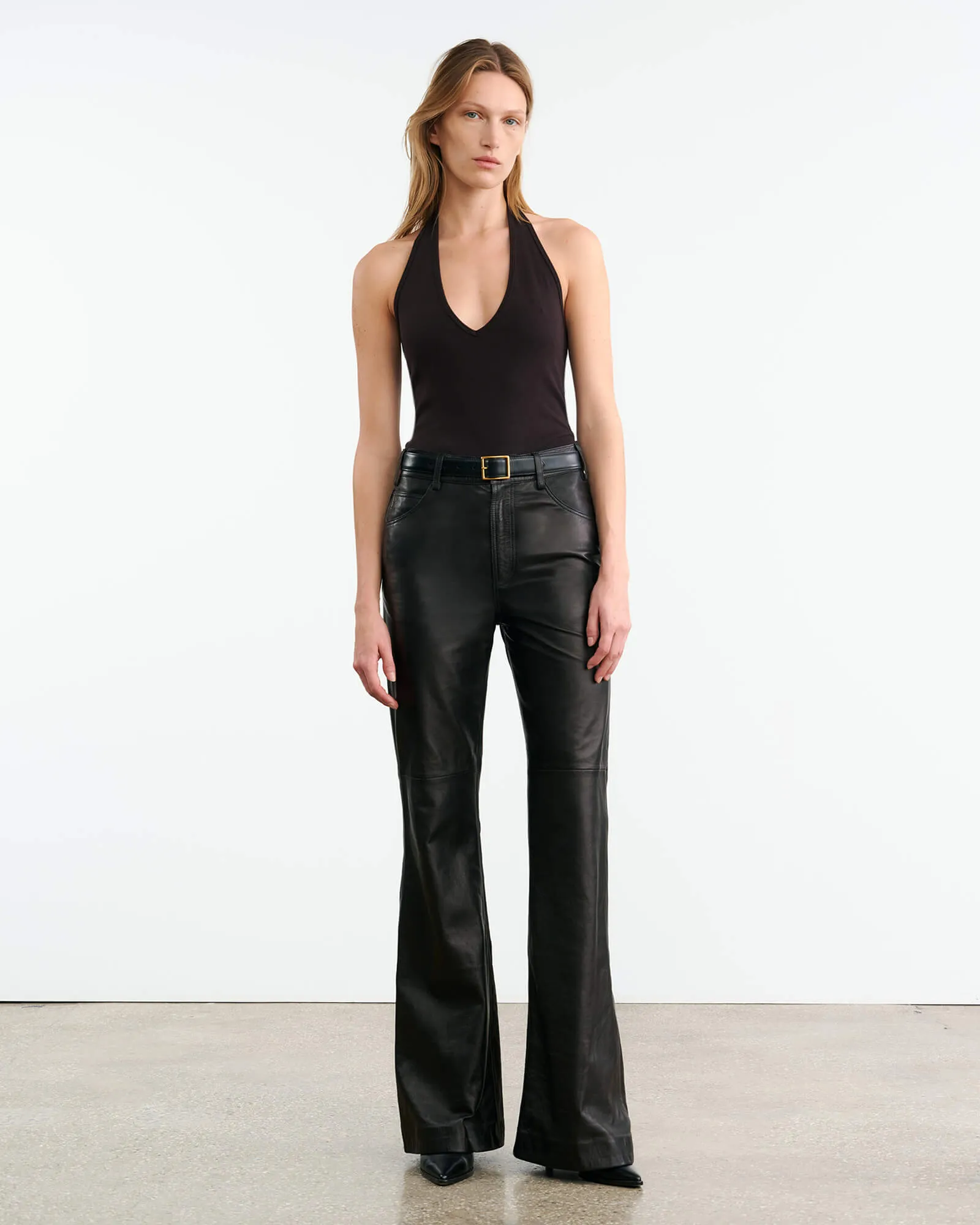 ROE LEATHER PANT sold by Nili Lotan product image thumbnail 5