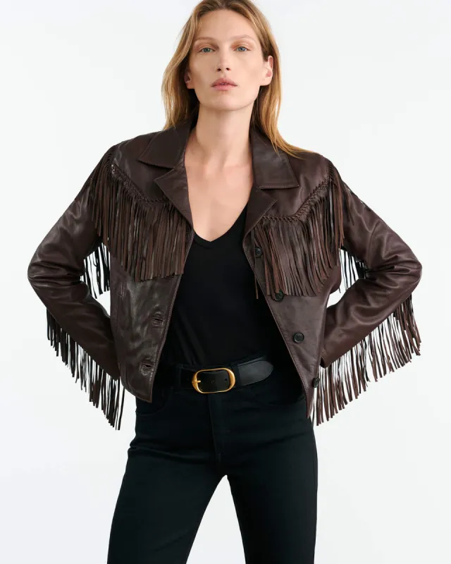 ELOI LEATHER JACKET made by Nili Lotan