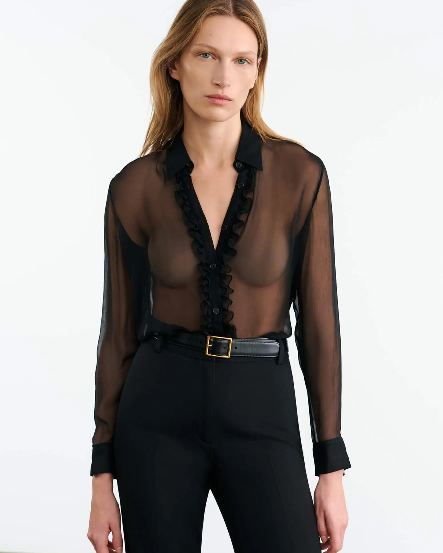 KRIS SILK SHIRT sold by Nili Lotan
