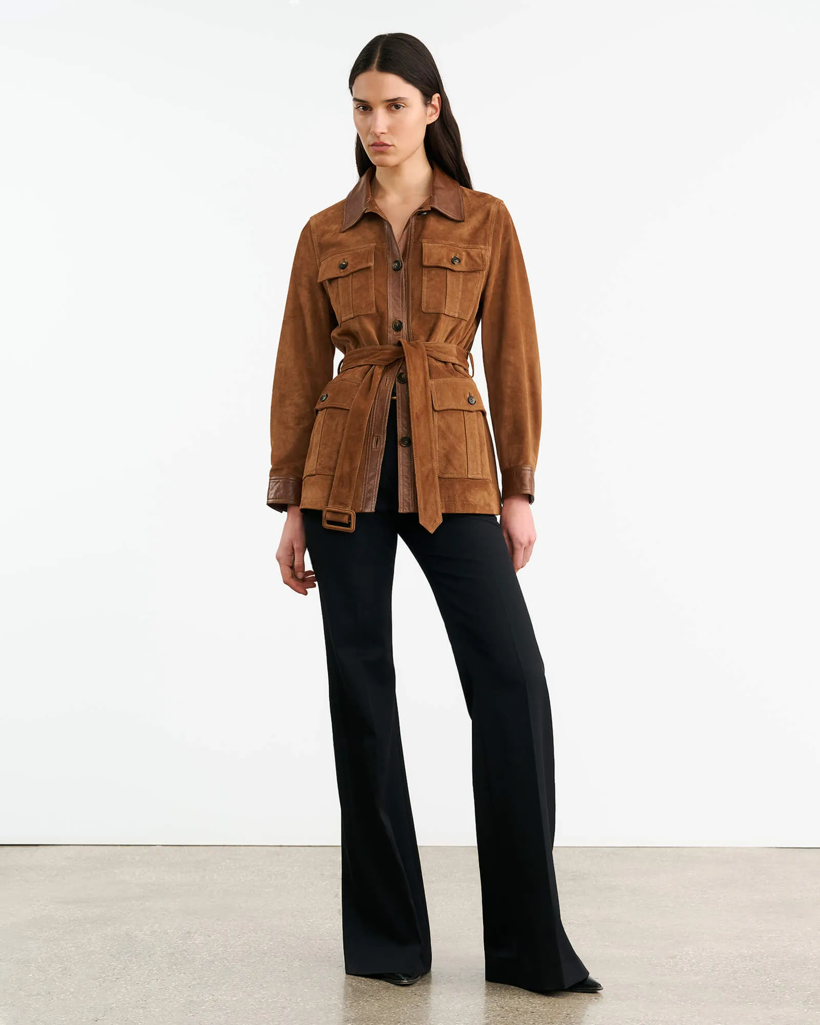 MILA SUEDE JACKET sold by Nili Lotan product image thumbnail 4