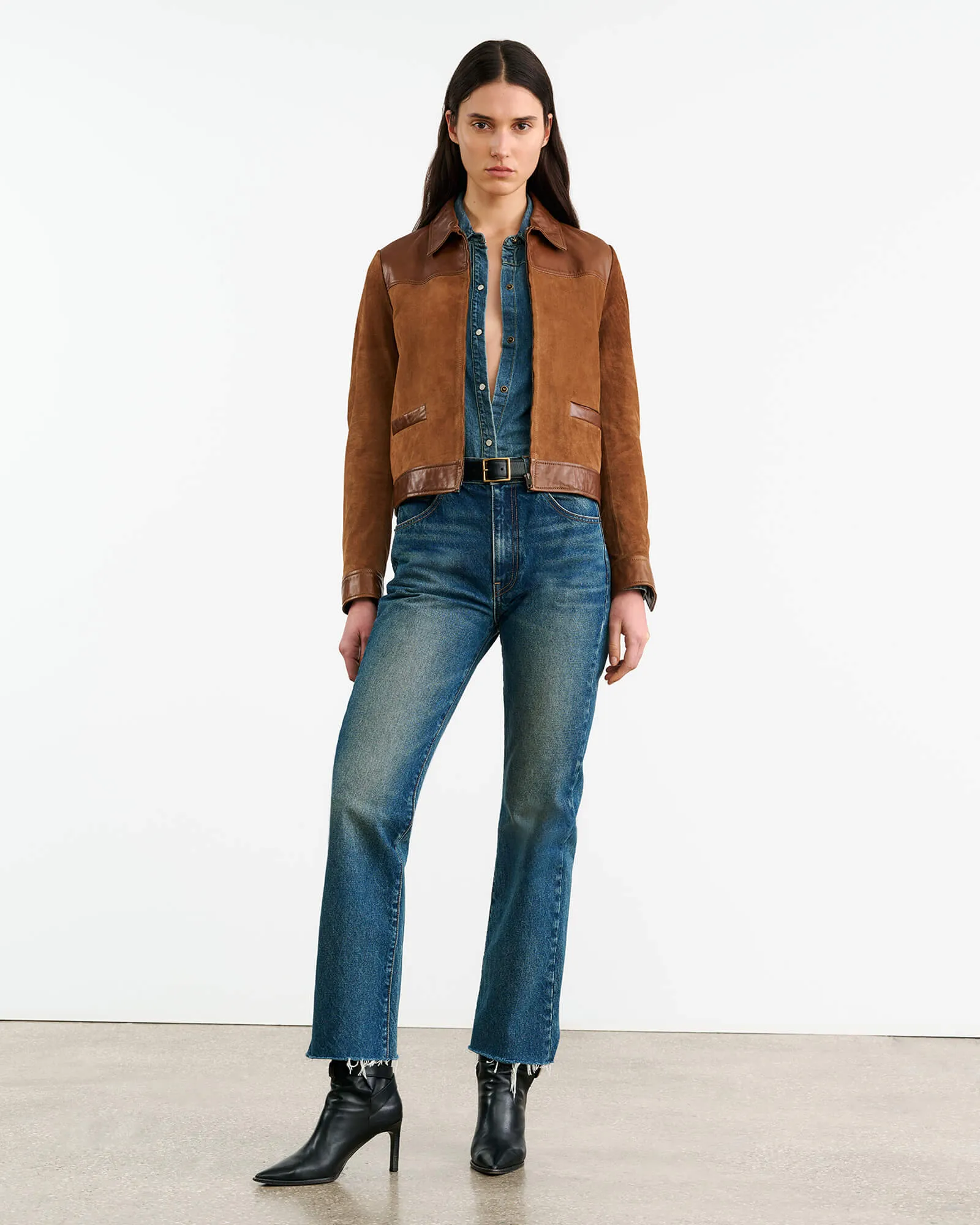 FREDDIE SUEDE JACKET sold by Nili Lotan product image thumbnail 4