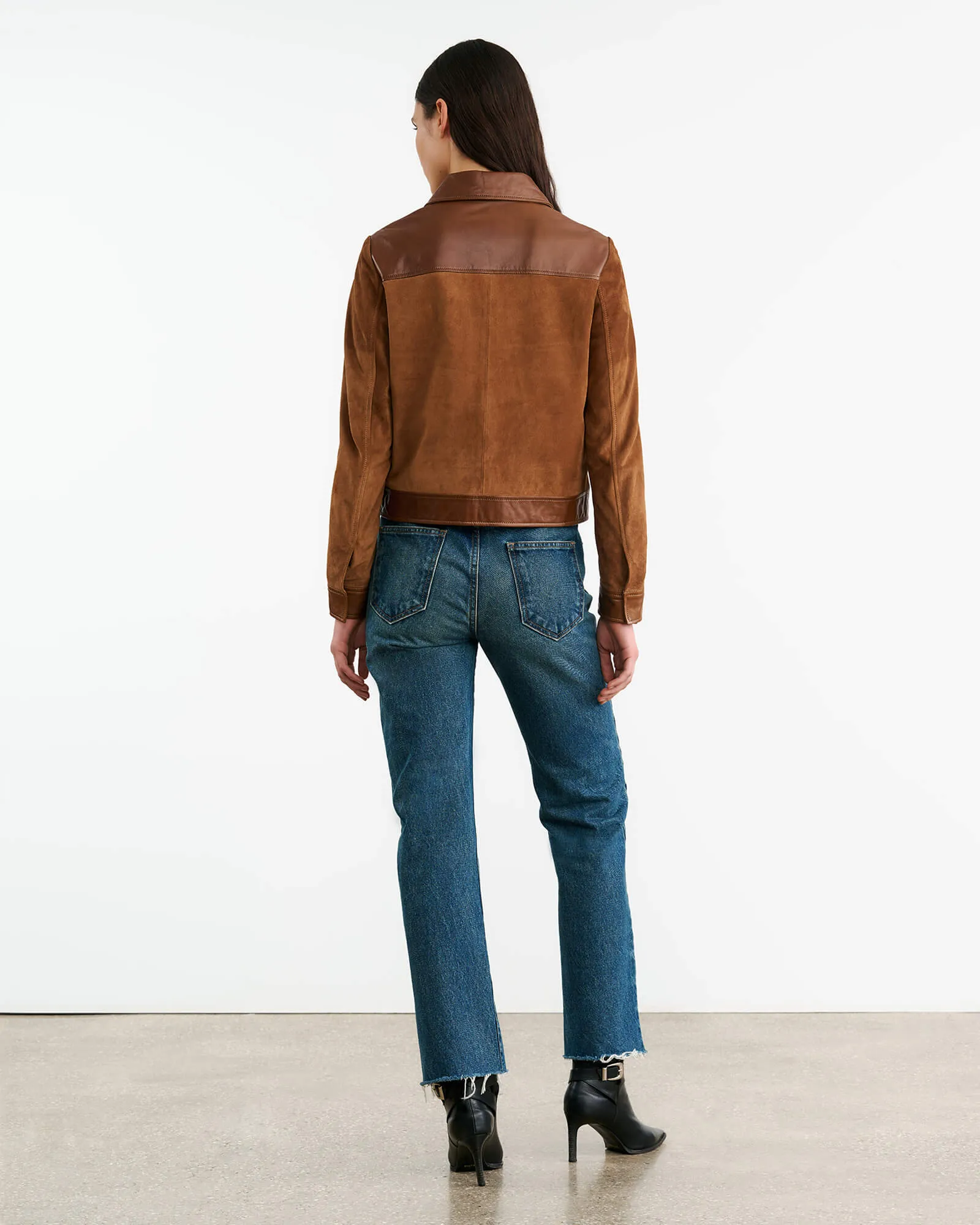 FREDDIE SUEDE JACKET sold by Nili Lotan product image thumbnail 5
