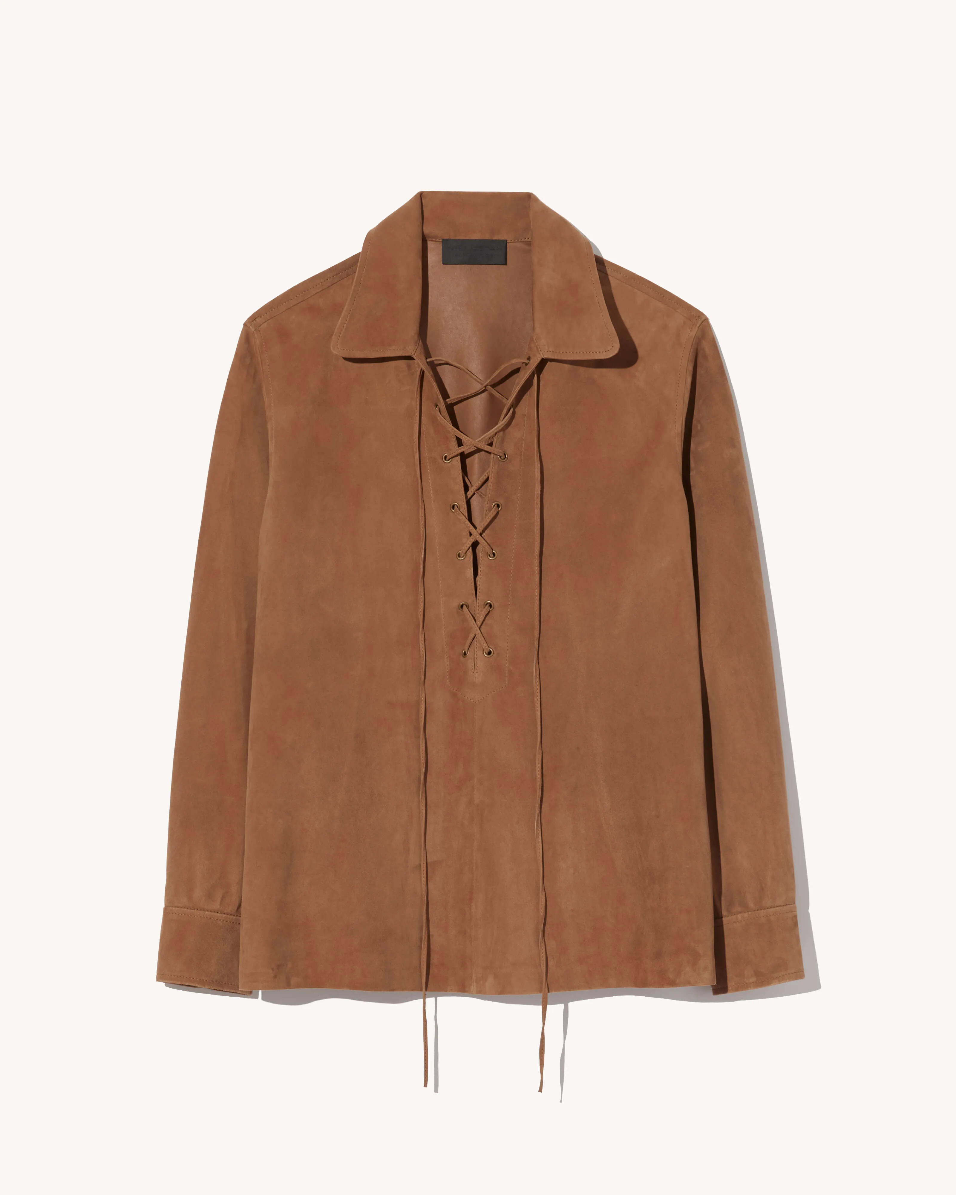 JIMI SUEDE SHIRT sold by Nili Lotan product image thumbnail 2