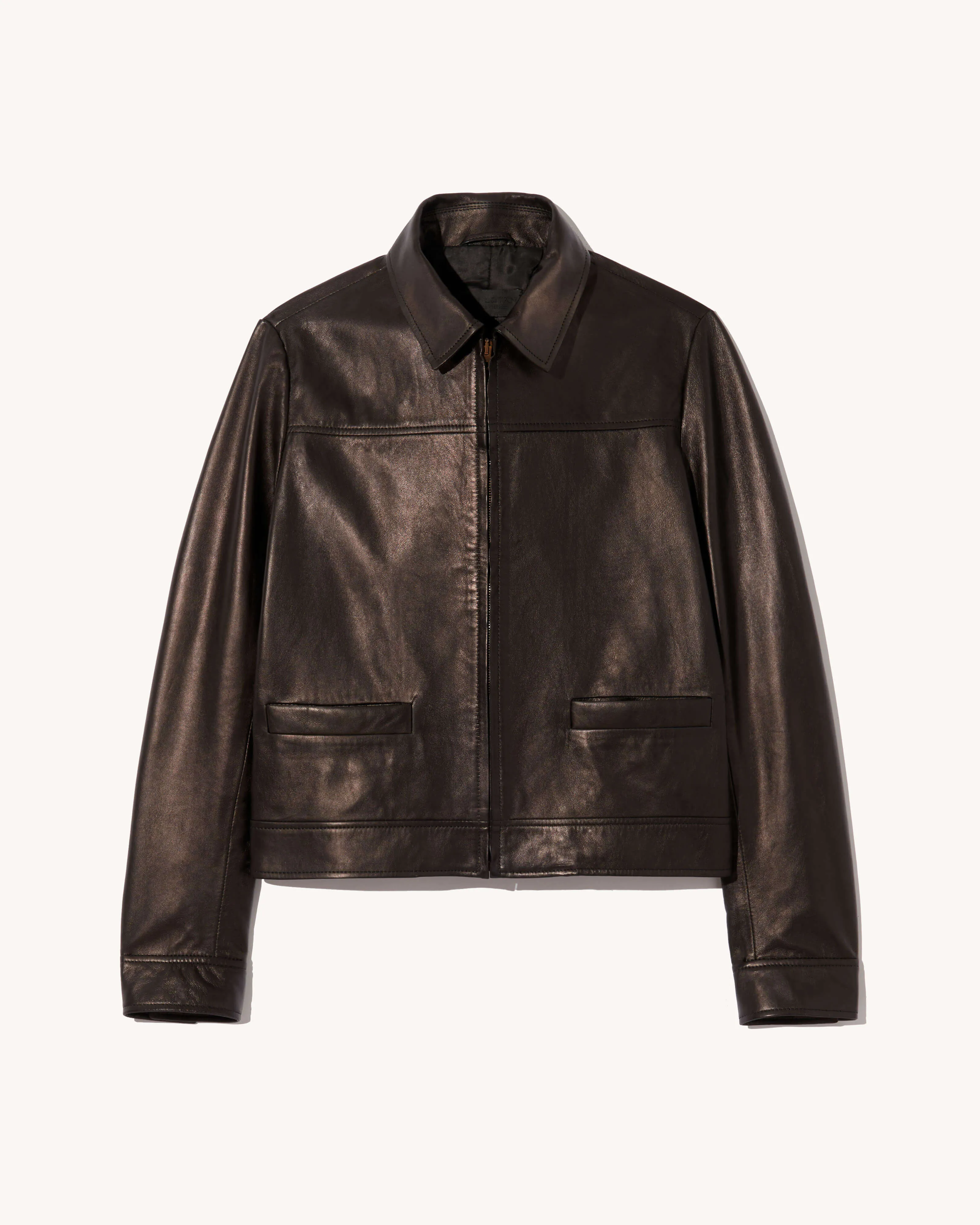 FREDDIE LEATHER JACKET sold by Nili Lotan product image thumbnail 2