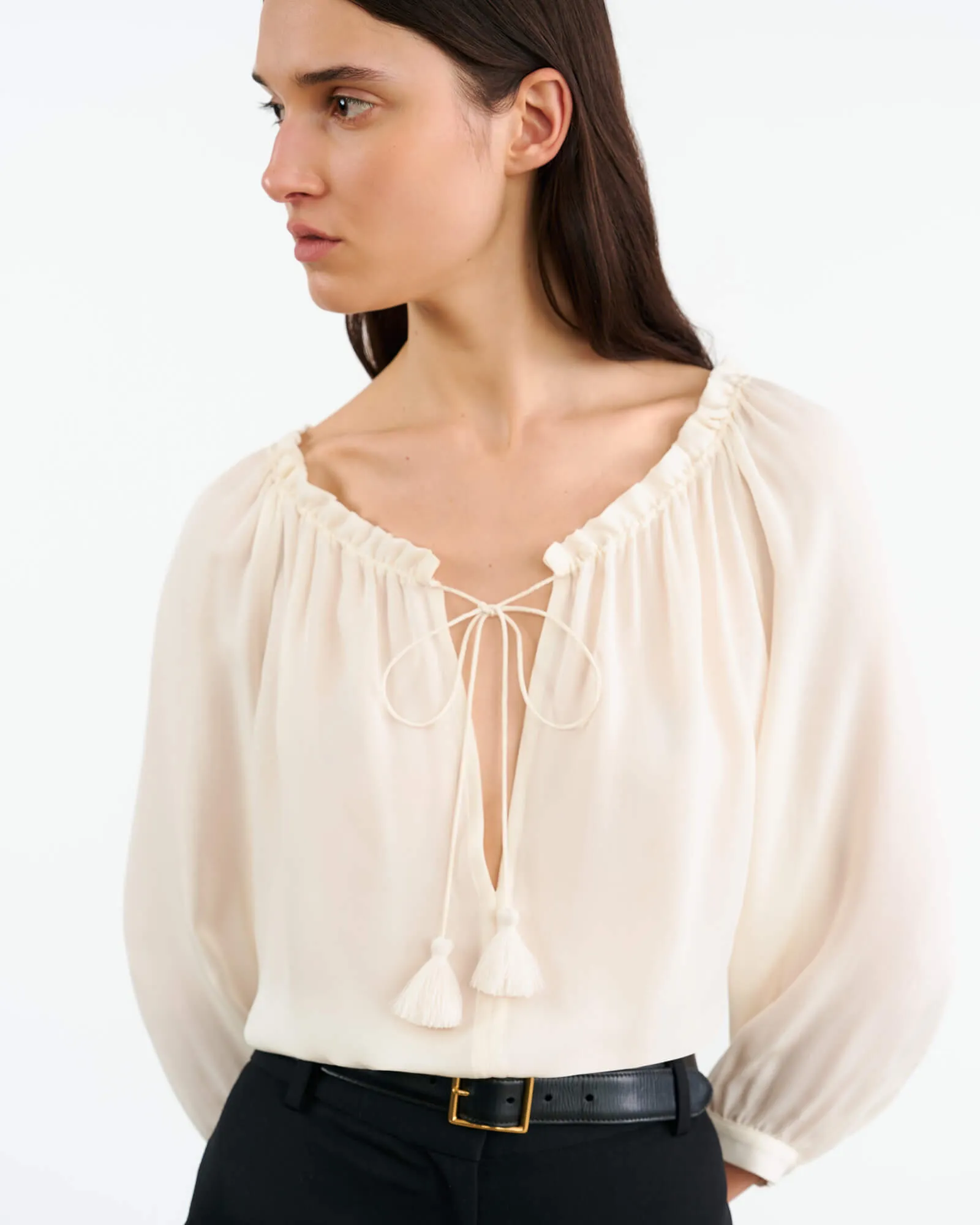 CARLEY S. SILK BLOUSE sold by Nili Lotan product image thumbnail 3