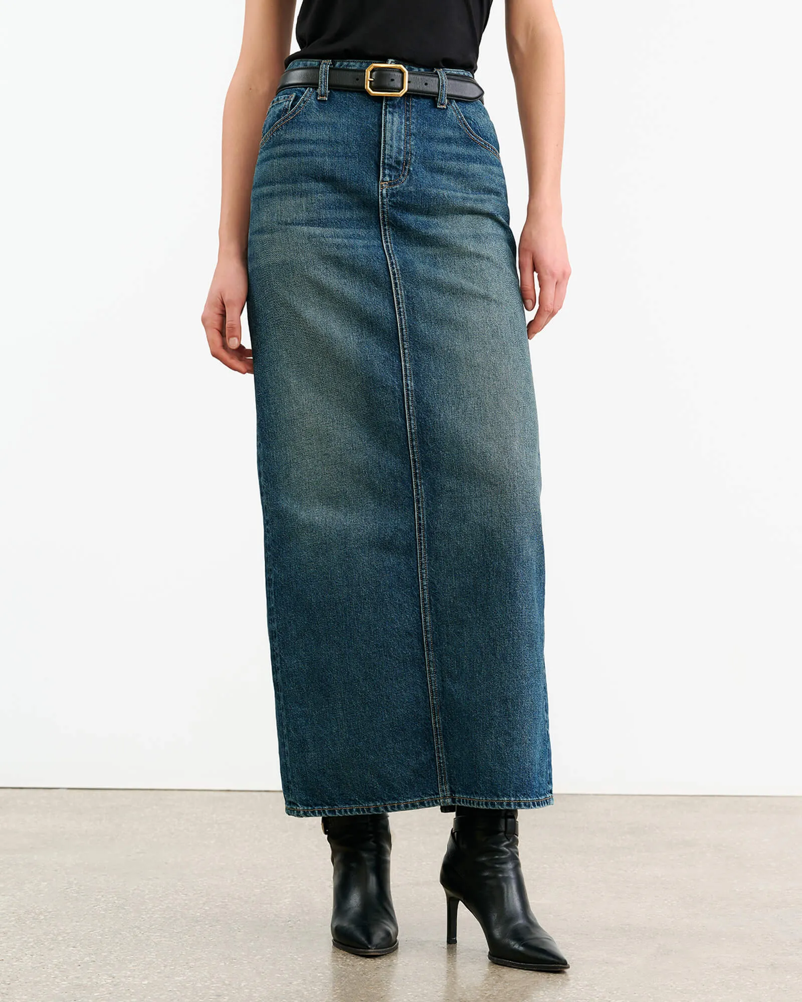 OZZY DENIM SKIRT sold by Nili Lotan product image thumbnail 3