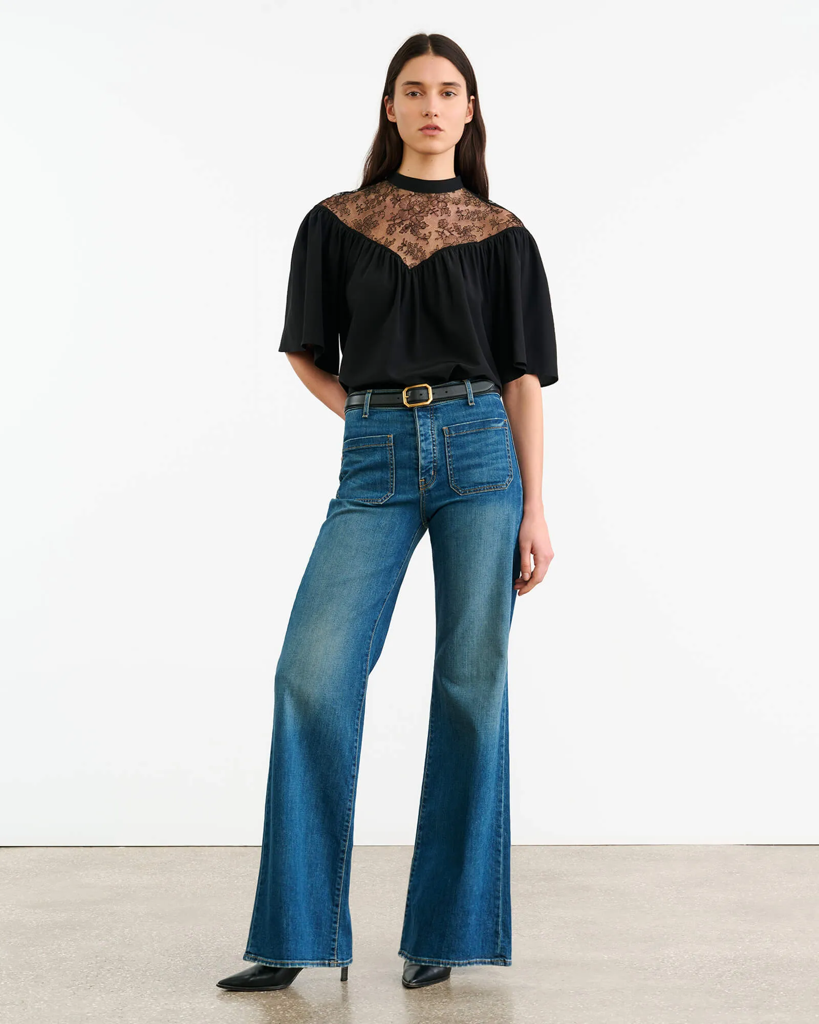 LUCIE SILK BLOUSE sold by Nili Lotan product image thumbnail 4