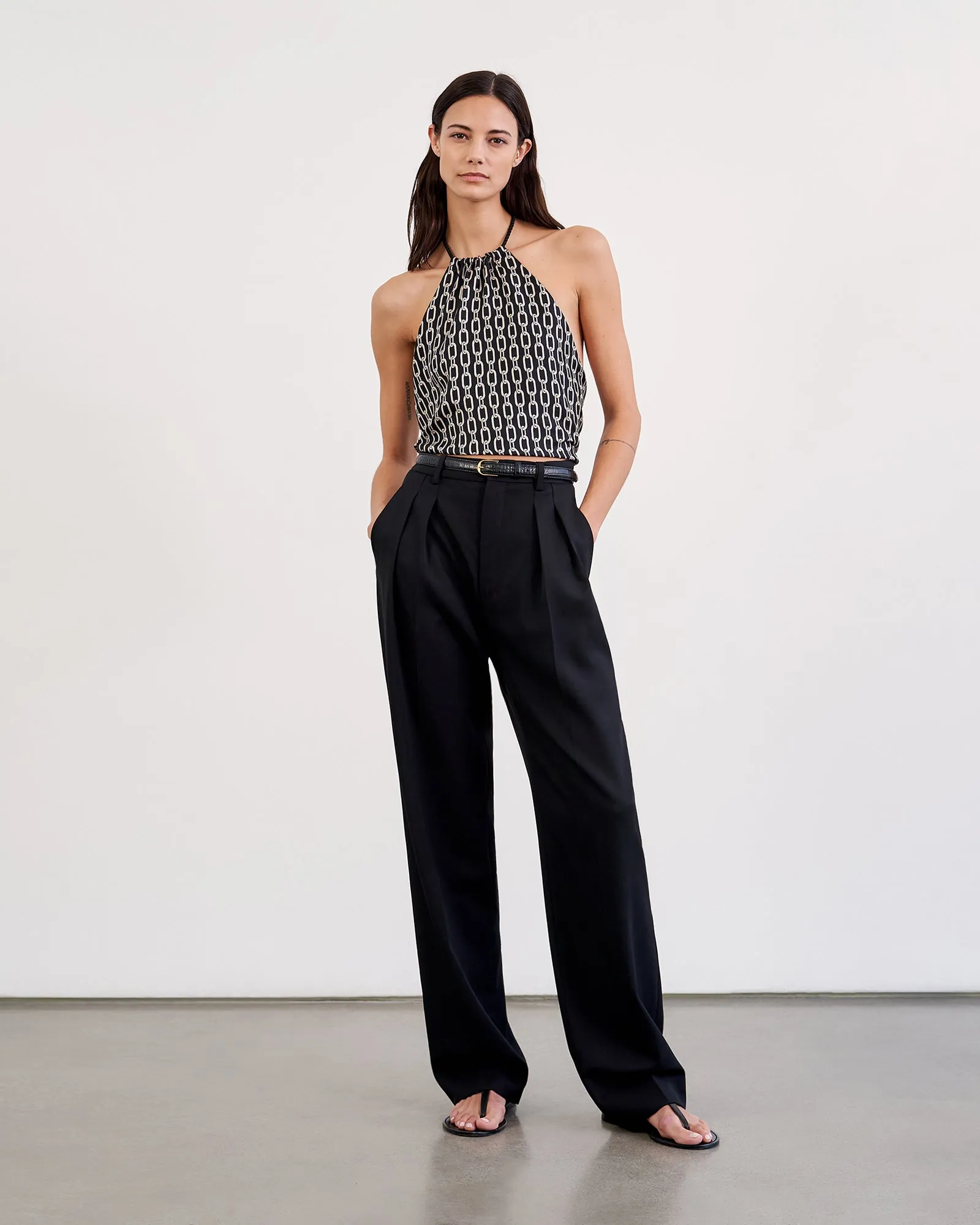 ETIENNE PLEATED PANT sold by Nili Lotan product image thumbnail 3