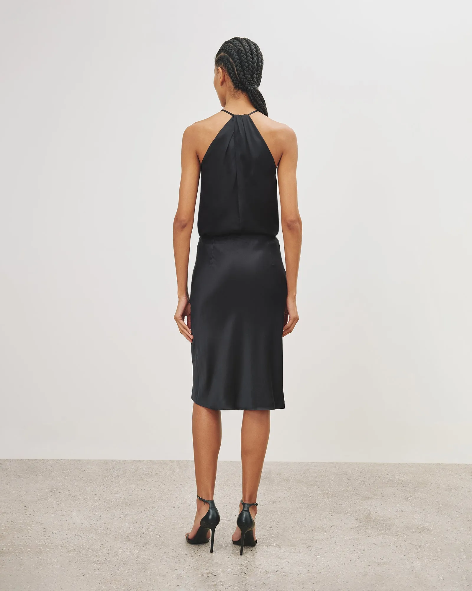 EDWIGE SILK HALTER sold by Nili Lotan product image thumbnail 3