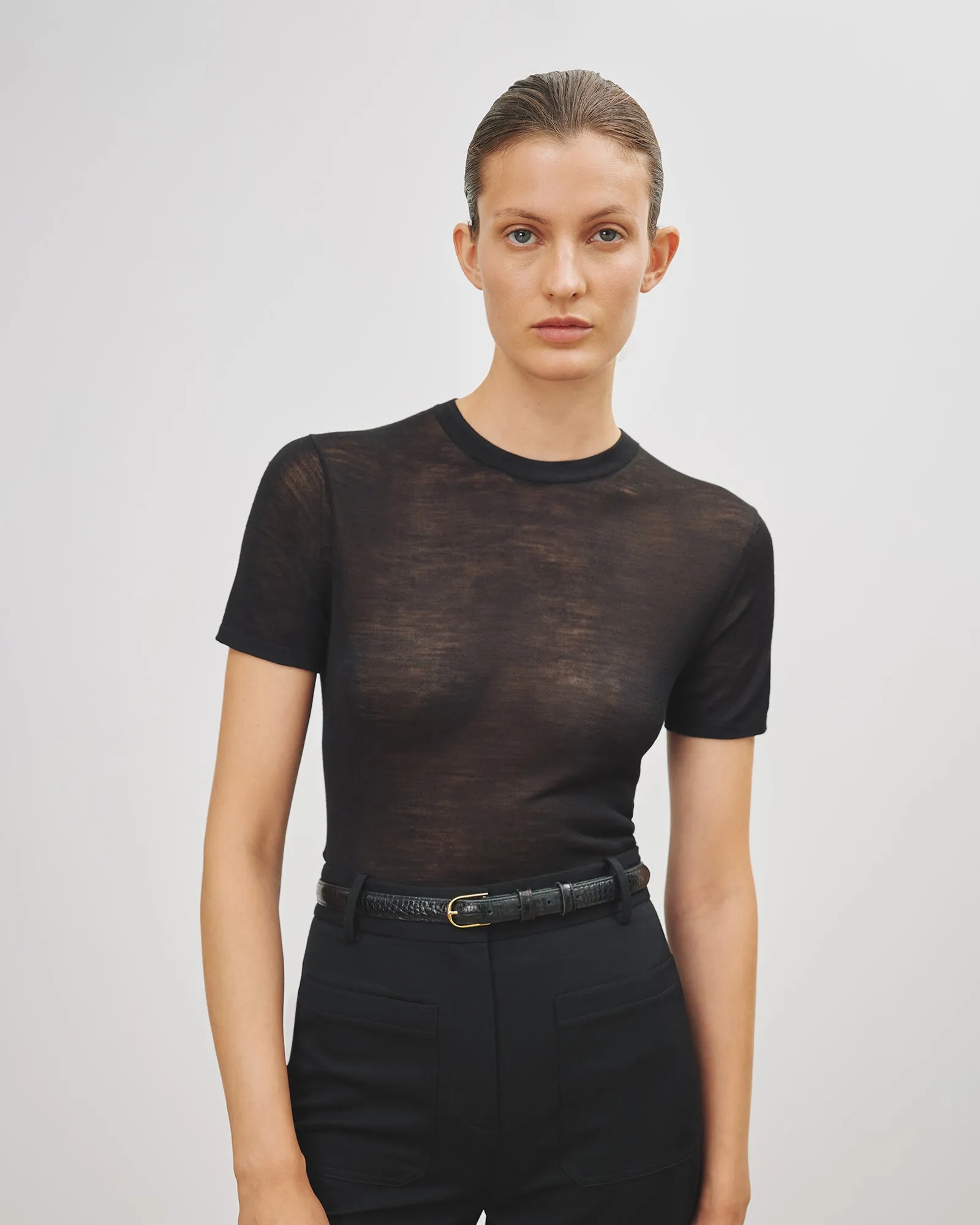 KIMENA KNIT TEE sold by Nili Lotan product image thumbnail 2