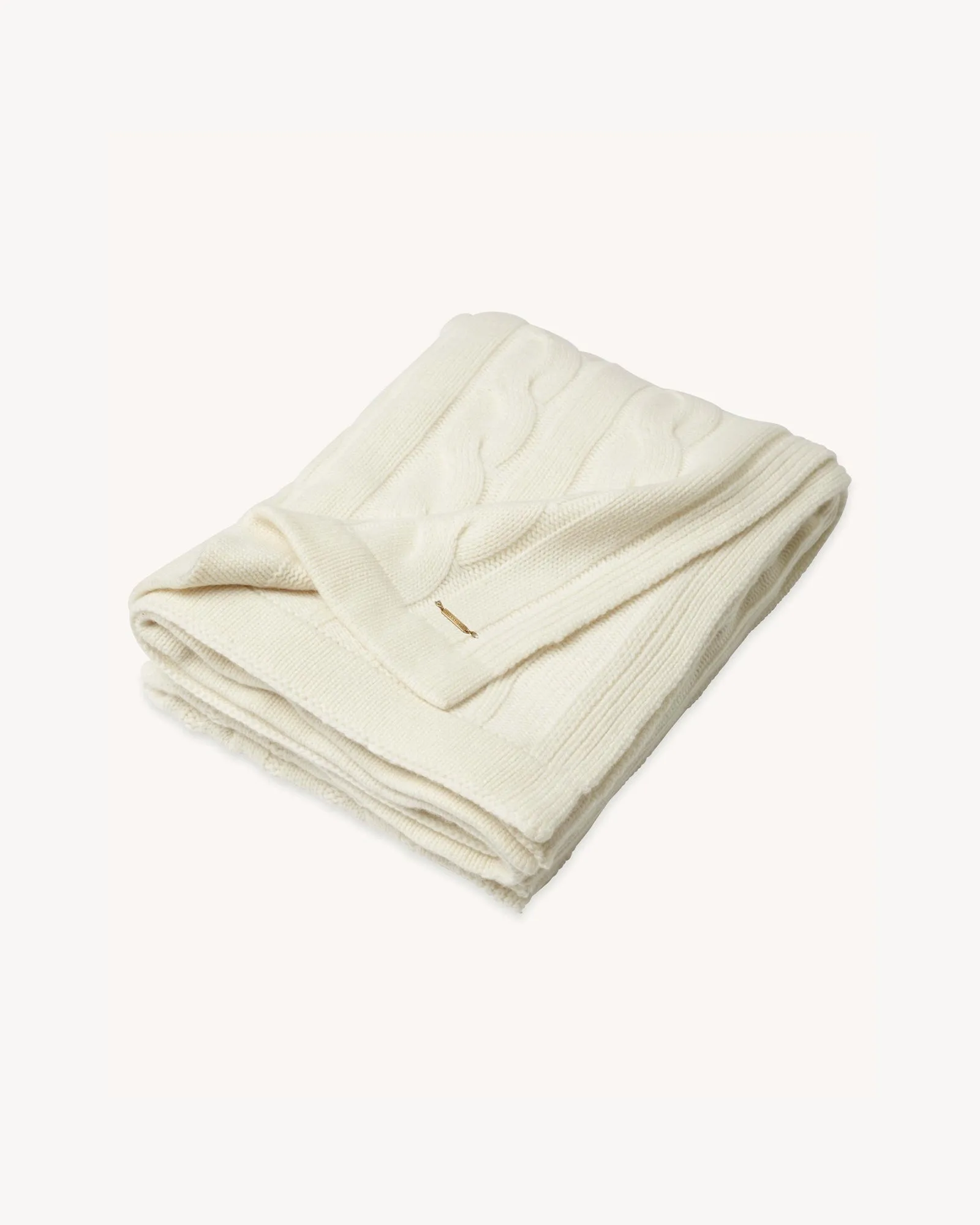 CABLE STITCH THROW sold by Nili Lotan