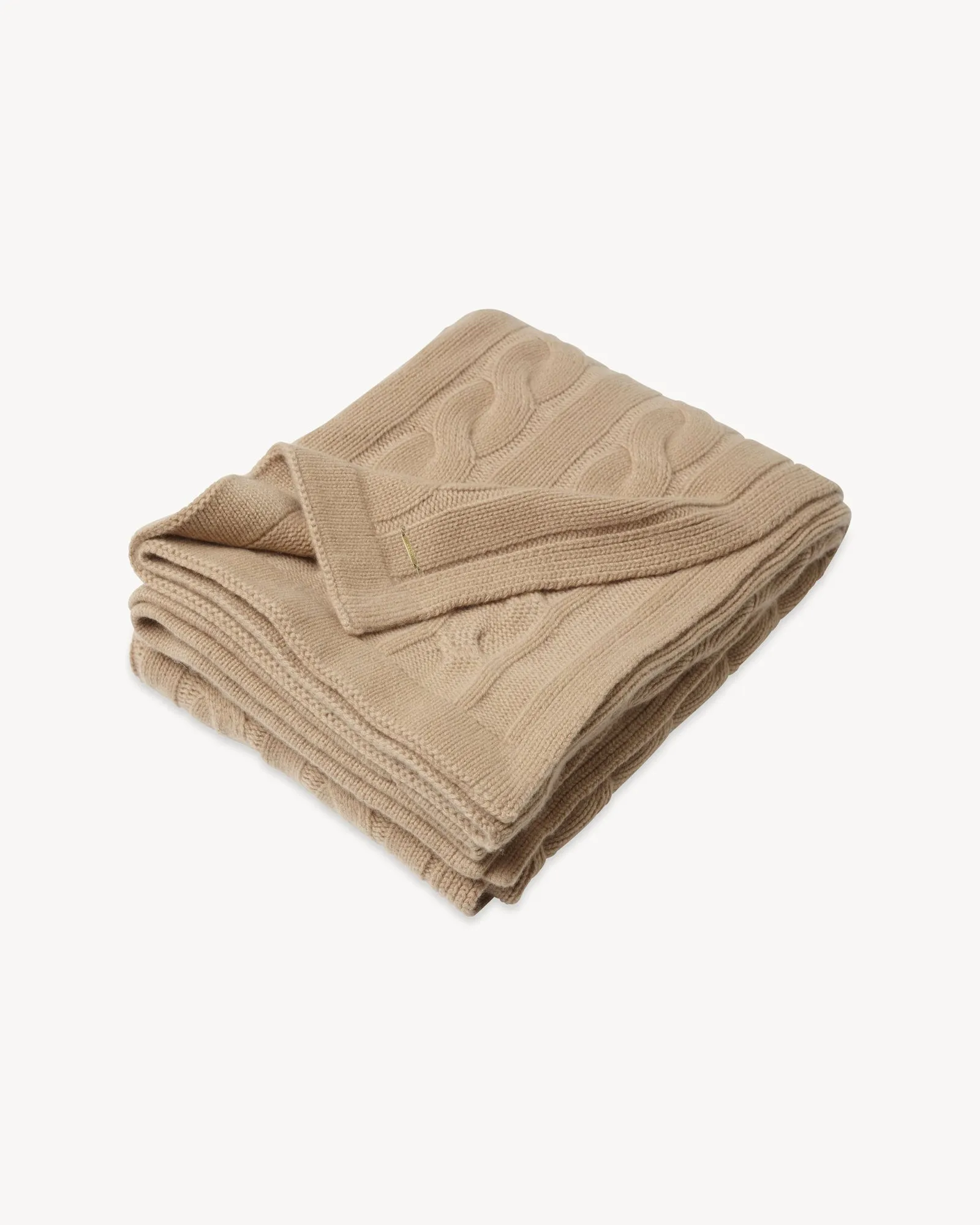 CABLE STITCH THROW sold by Nili Lotan product image thumbnail 5