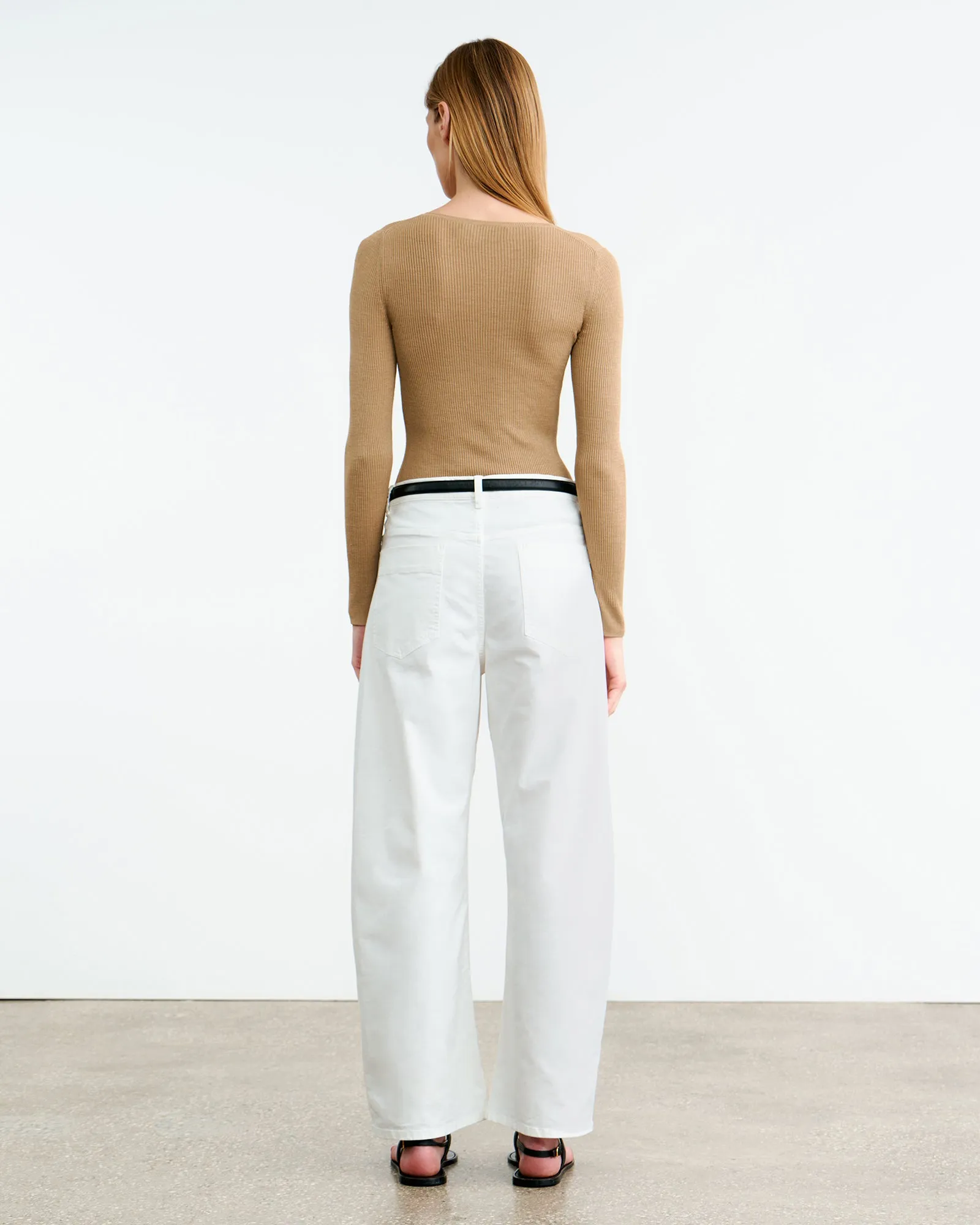 KYRIE SILK KNIT SWEATER sold by Nili Lotan product image thumbnail 5