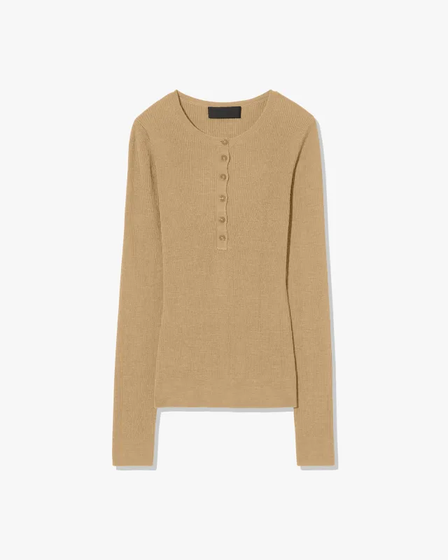 KYRIE SILK KNIT SWEATER made by Nili Lotan