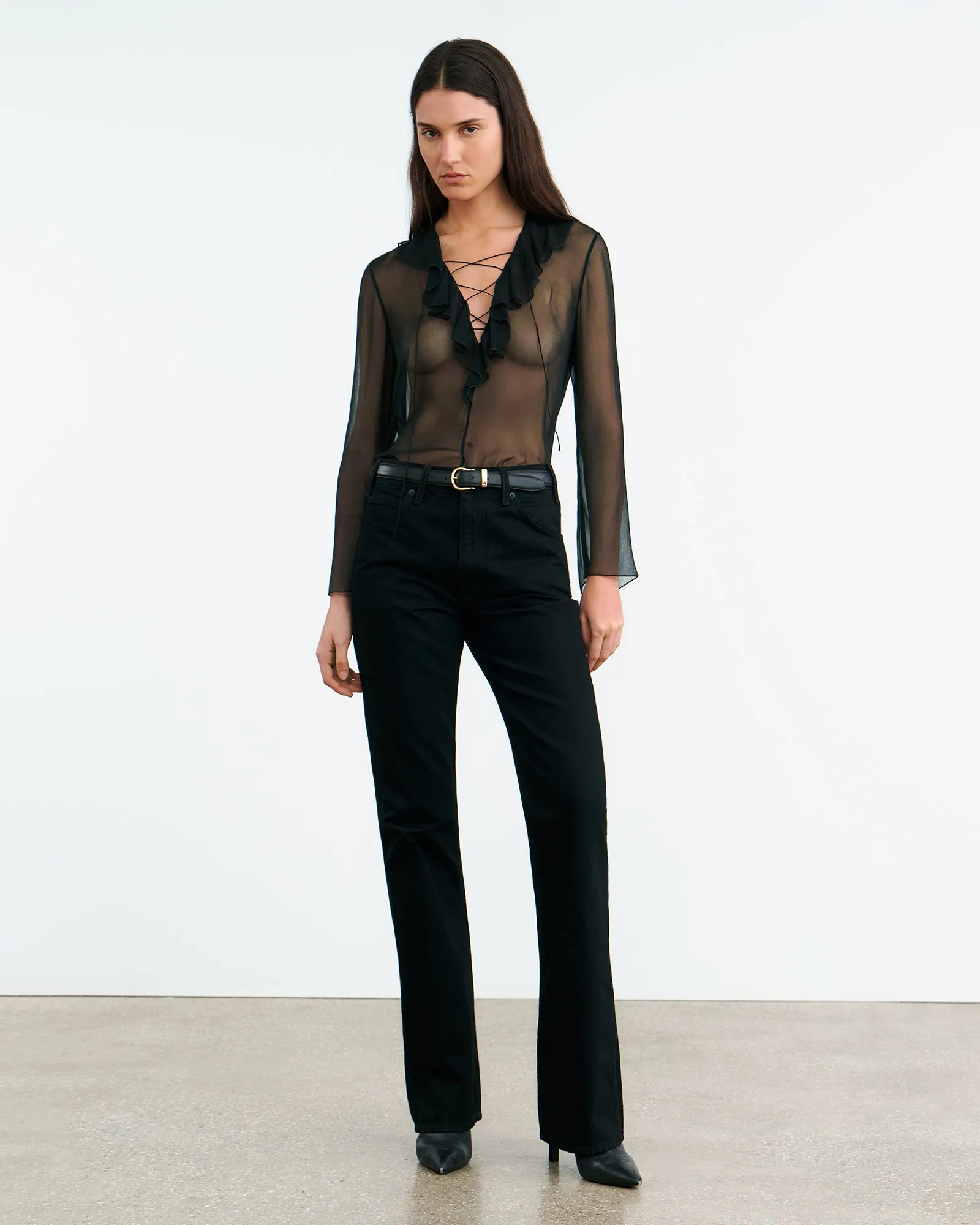 GISELLA SILK BLOUSE sold by Nili Lotan product image thumbnail 4