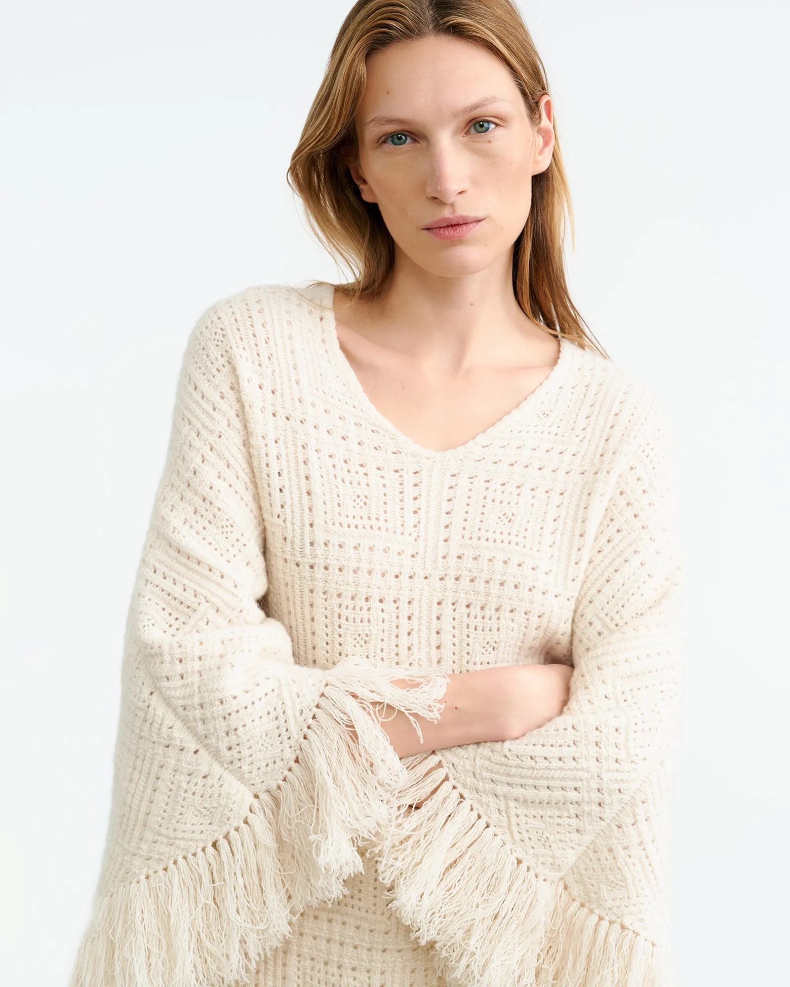 BRISTOL CASHMERE PONCHO sold by Nili Lotan product image thumbnail 3