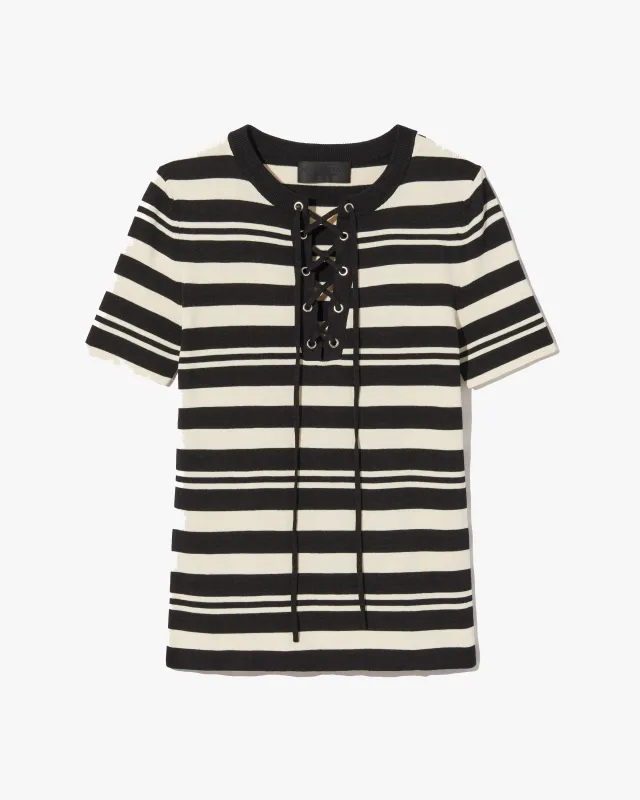 OAKLYNN SILK KNIT SWEATER sold by Nili Lotan