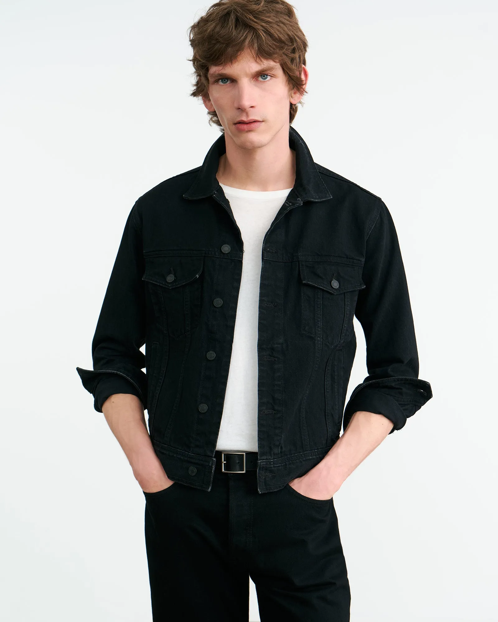 ZANE DENIM JACKET sold by Nili Lotan product image thumbnail 2