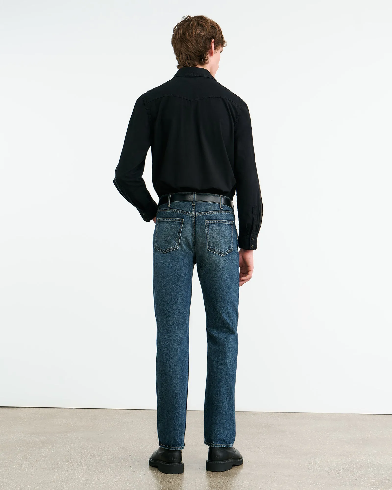 TRAVIS DENIM SHIRT sold by Nili Lotan product image thumbnail 5