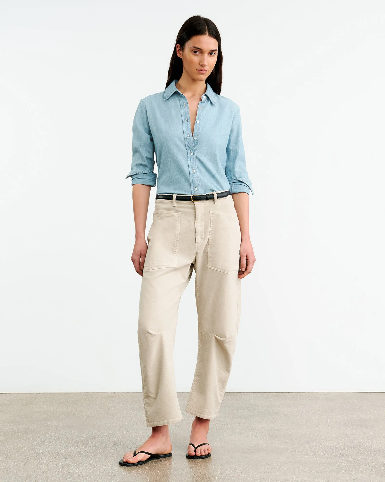 MONTI DENIM SHIRT sold by Nili Lotan product image thumbnail 4