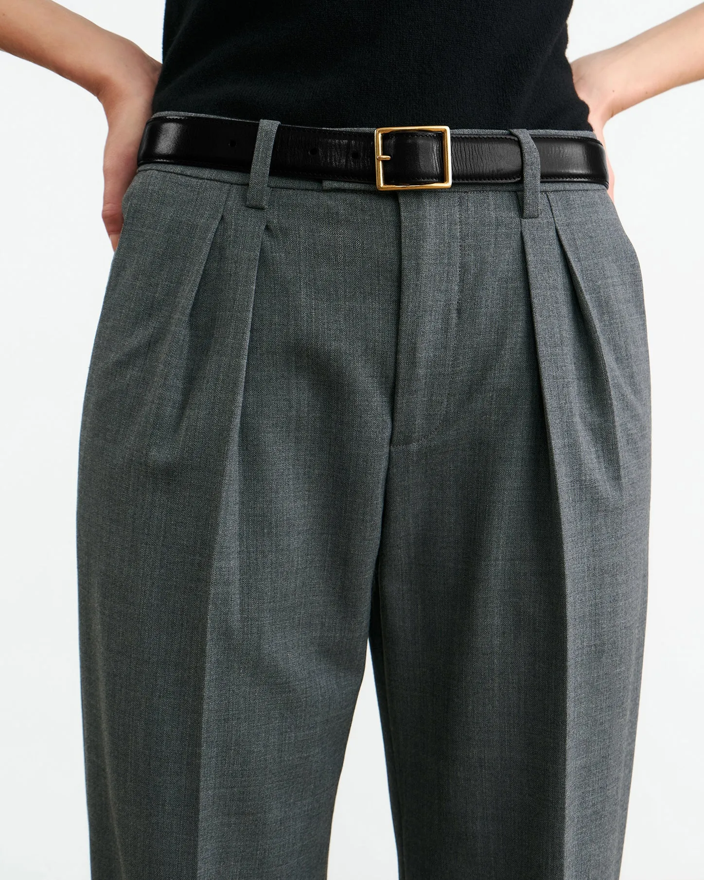 ALPHONSE WOOL PANT sold by Nili Lotan product image thumbnail 3
