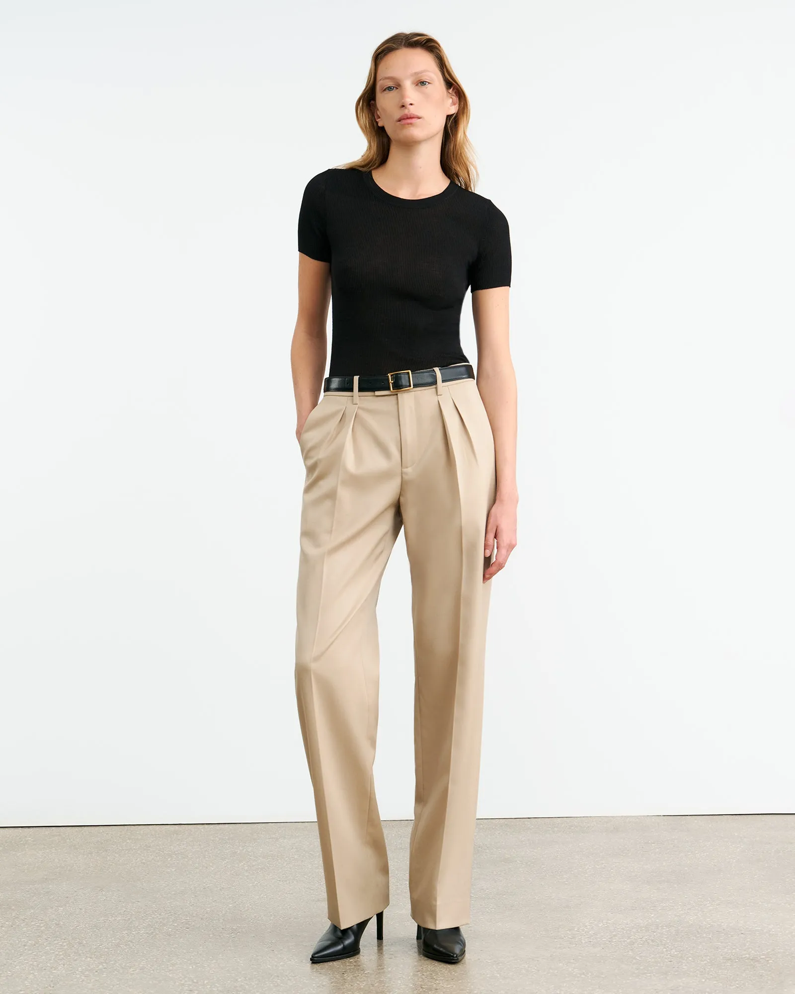 ALPHONSE WOOL PANT sold by Nili Lotan product image thumbnail 2