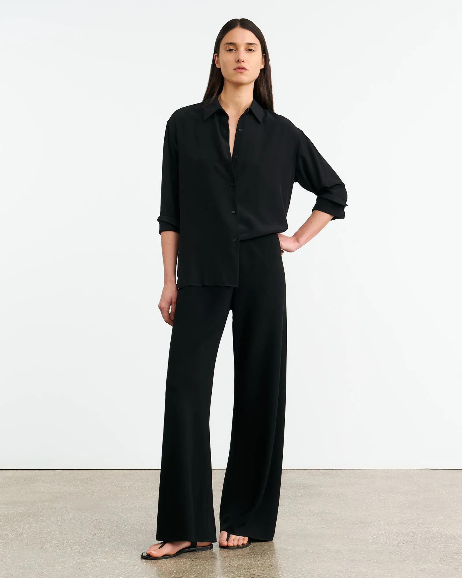 MARLOW WIDE LEG PANT sold by Nili Lotan product image thumbnail 2